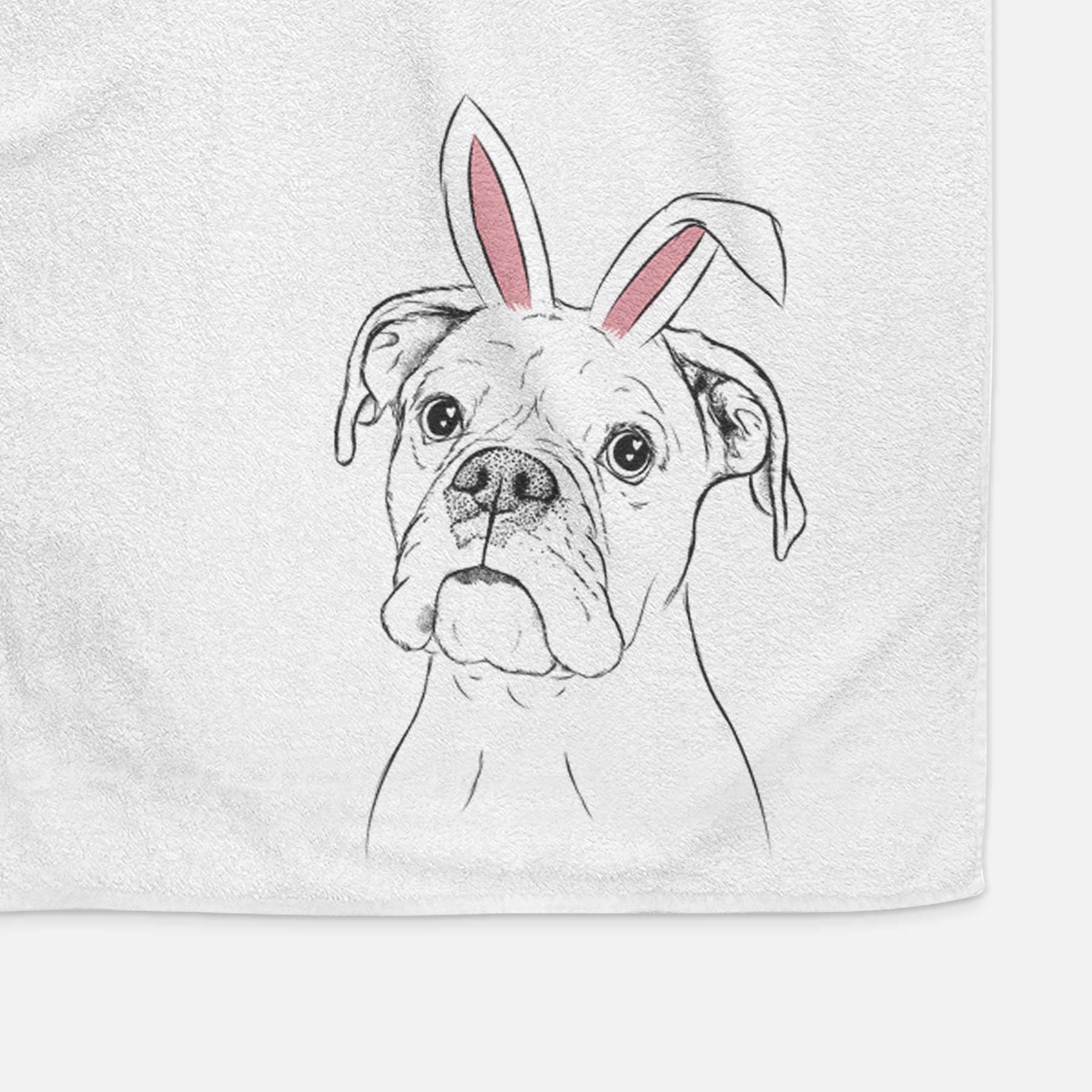 Ellie the Boxer Decorative Hand Towel