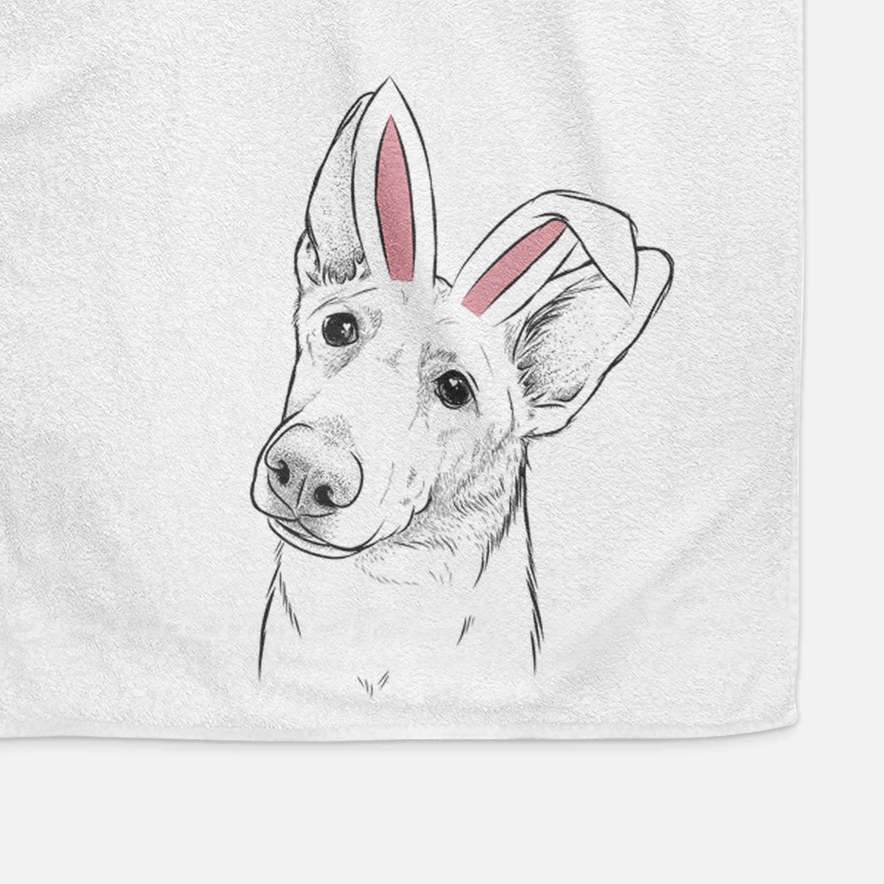 Elsa the German Shepherd Decorative Hand Towel