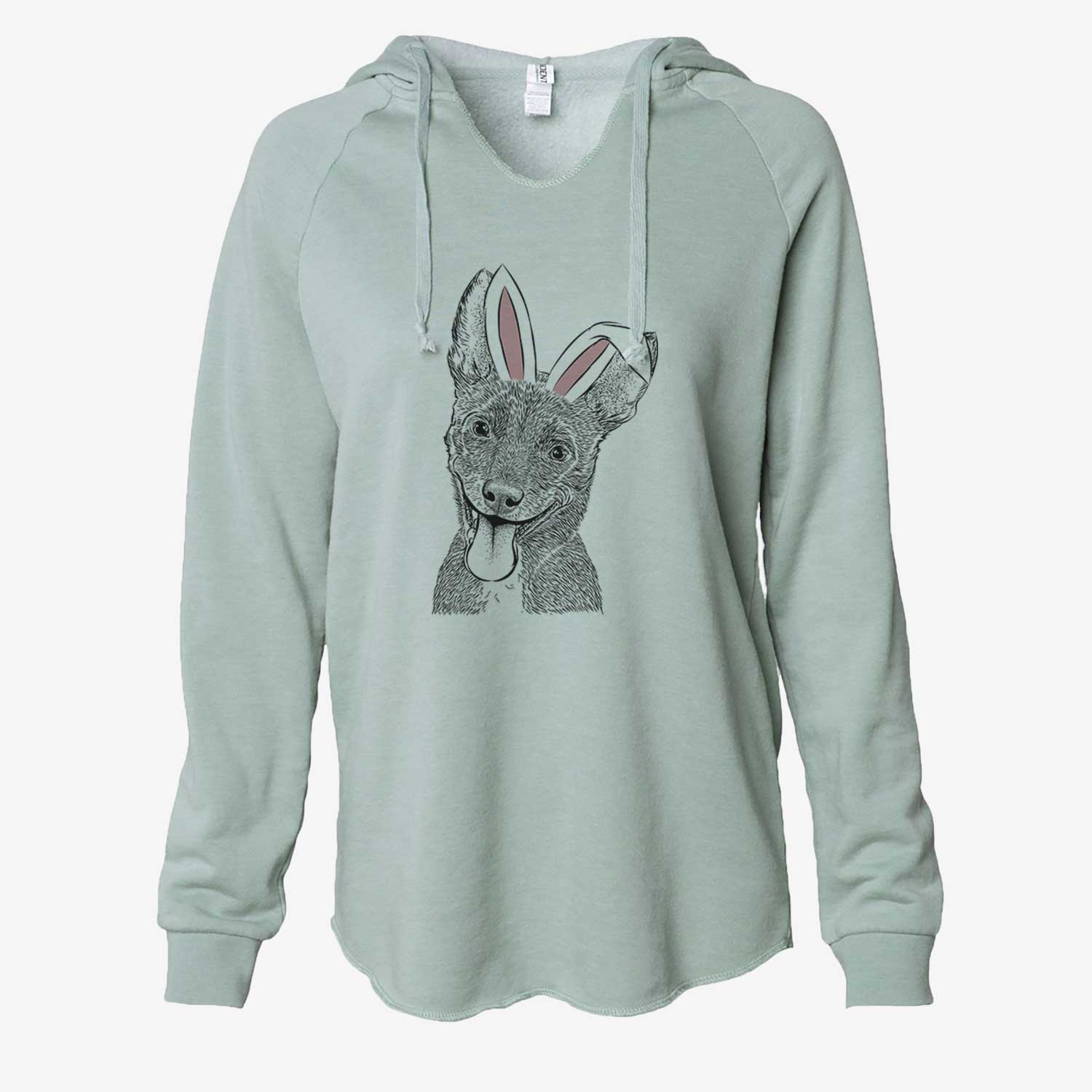 Easter Elvira the Terrier Mix - Cali Wave Hooded Sweatshirt