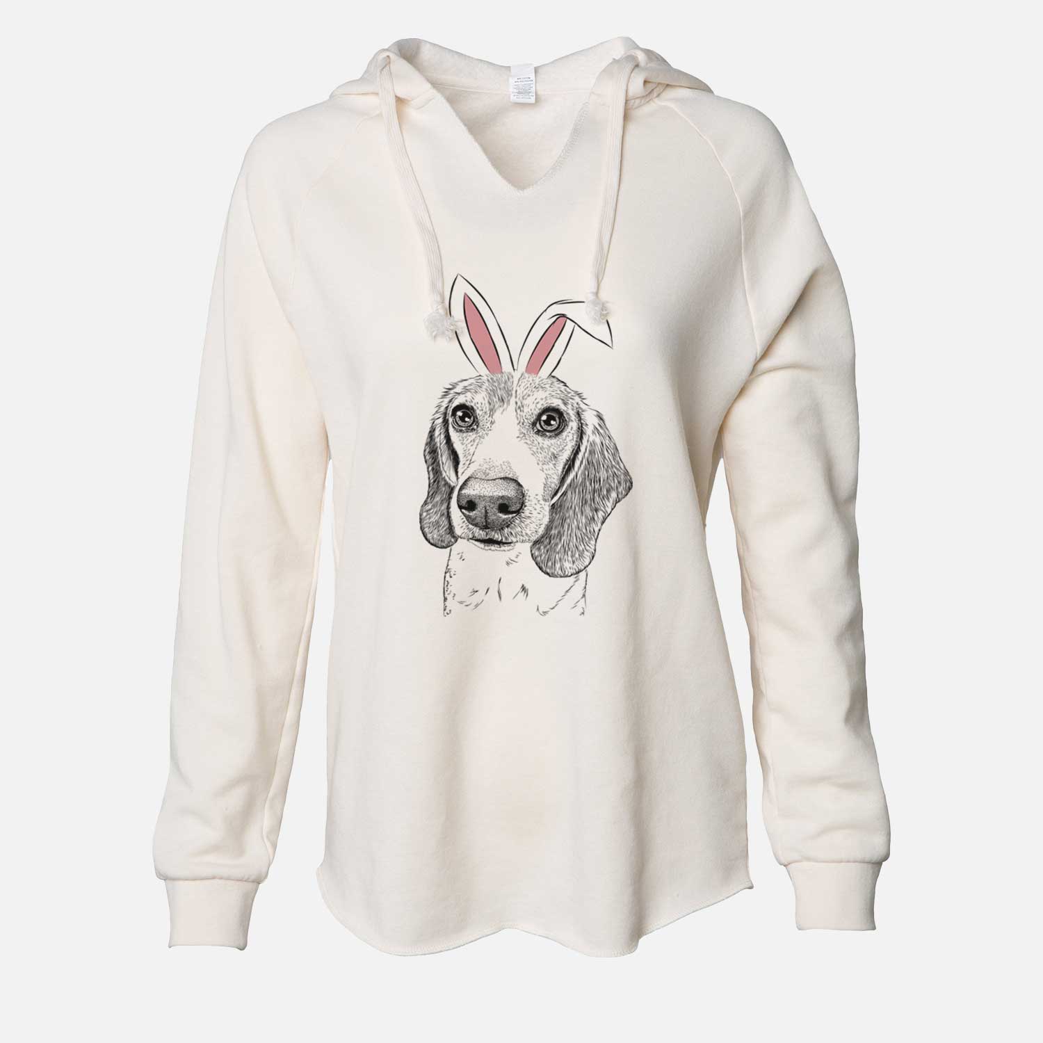 Easter Elvis the Bluetick Beagle - Cali Wave Hooded Sweatshirt