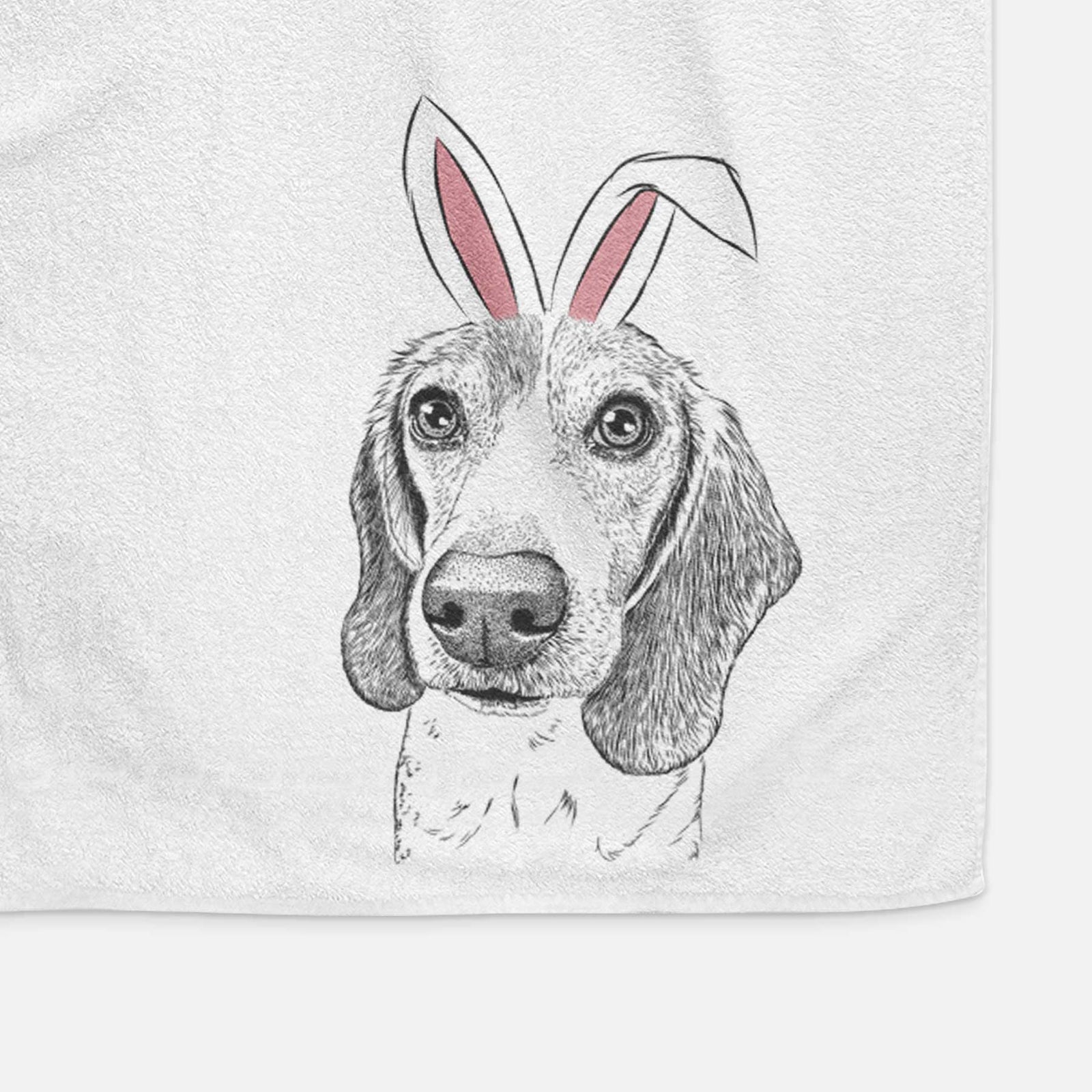Elvis the Bluetick Beagle Decorative Hand Towel