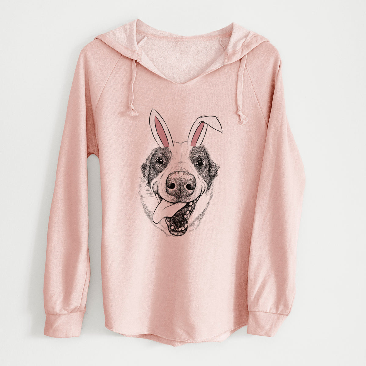 Easter Elwood the Border Collie - Cali Wave Hooded Sweatshirt