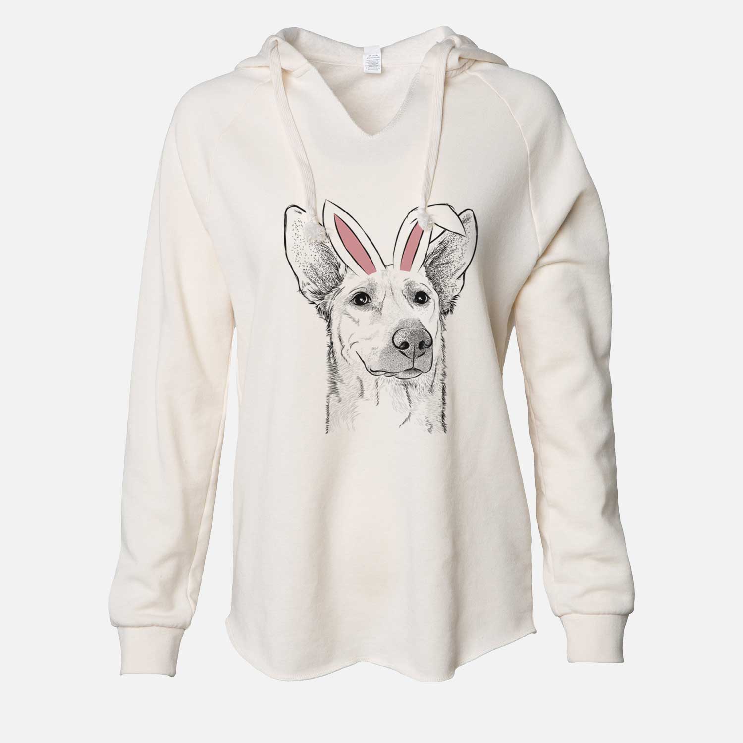 Easter Ember the Shepherd Mix - Cali Wave Hooded Sweatshirt