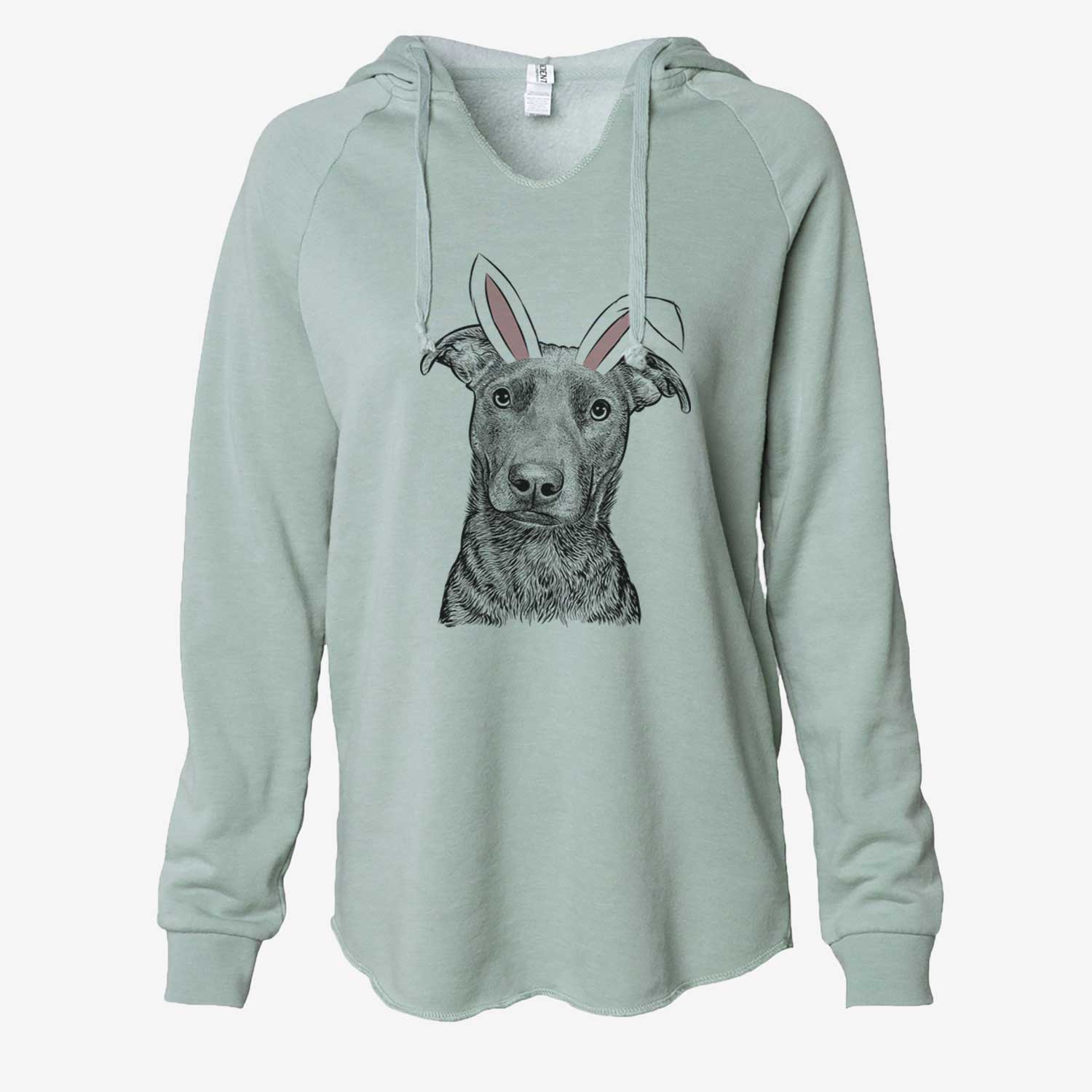Easter Embyr the Mixed Breed - Cali Wave Hooded Sweatshirt