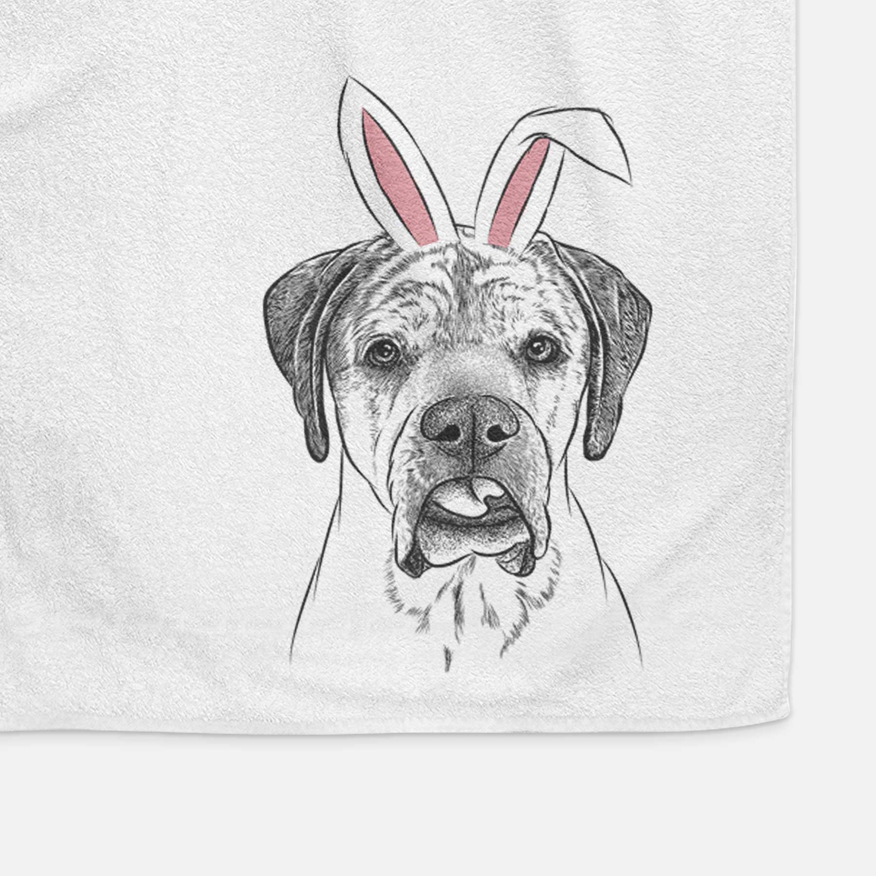 Emma the English Mastiff Decorative Hand Towel