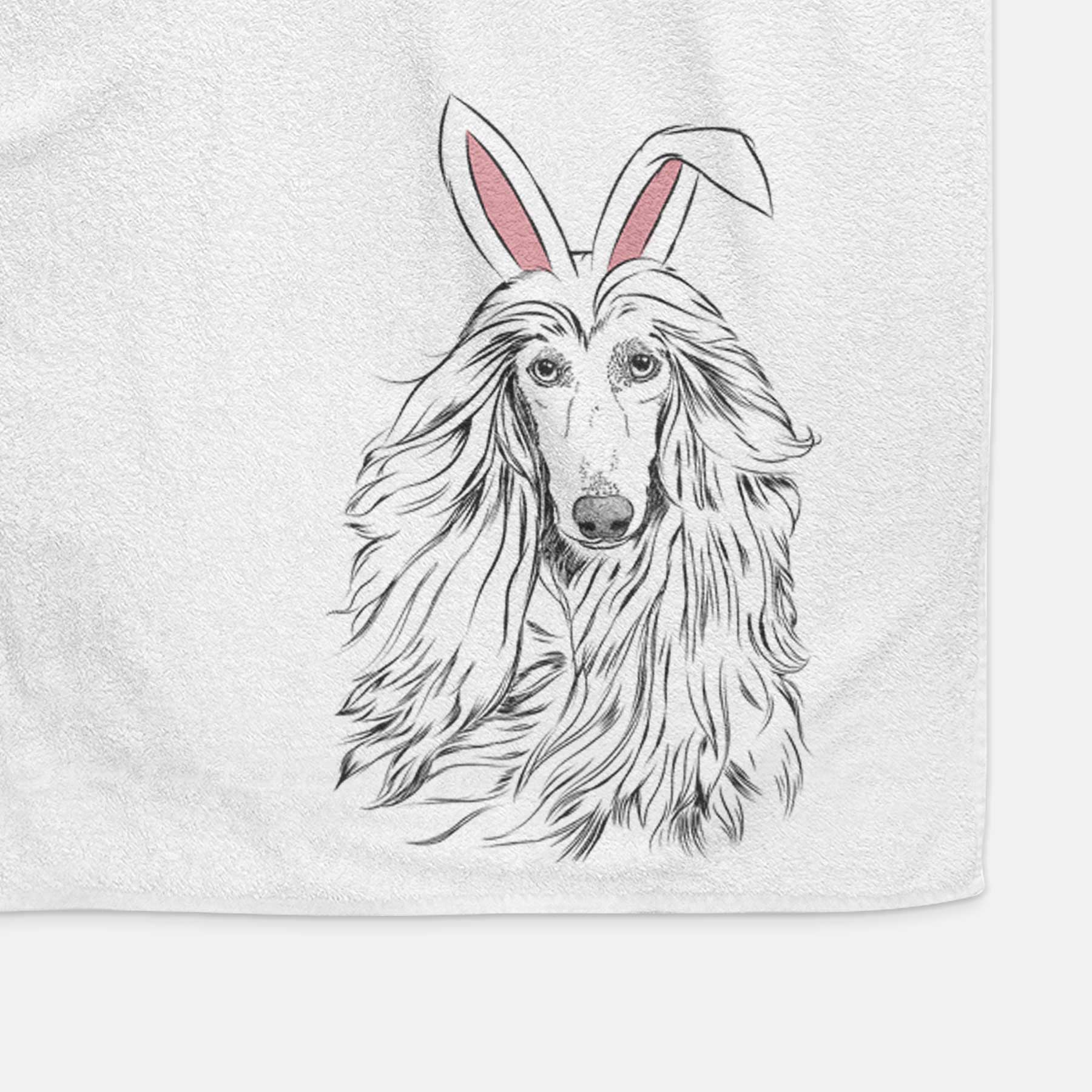 Fabio the Afghan Hound Decorative Hand Towel