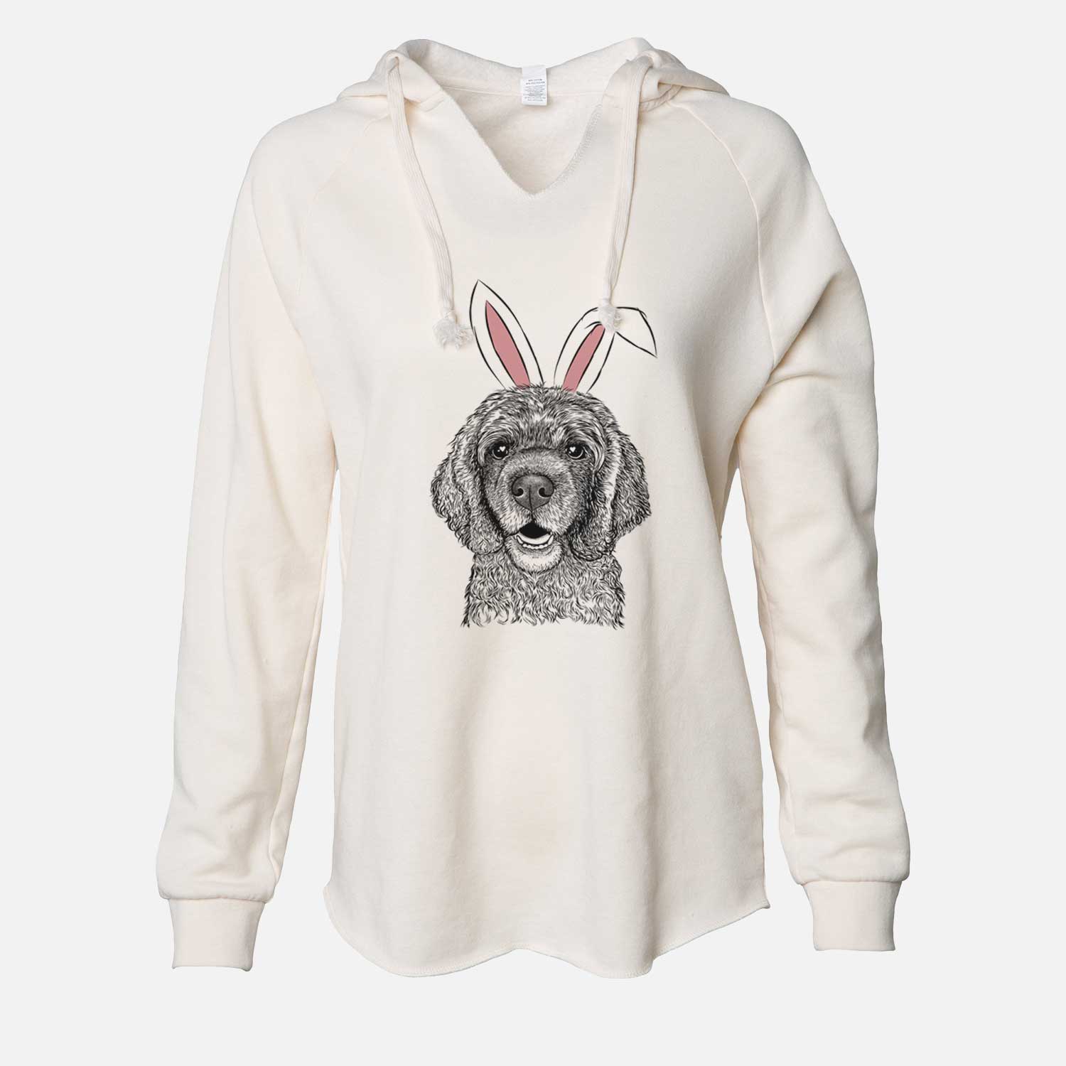 Easter Fannie Mae the Cocker Spaniel - Cali Wave Hooded Sweatshirt