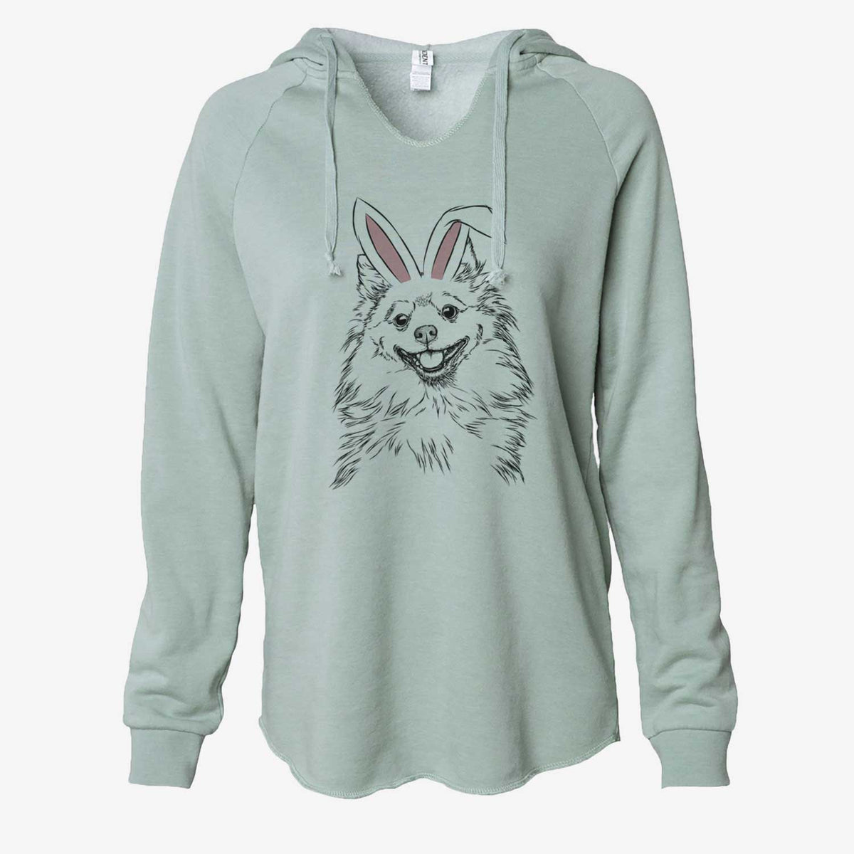 Easter Fibi the Spitz - Cali Wave Hooded Sweatshirt