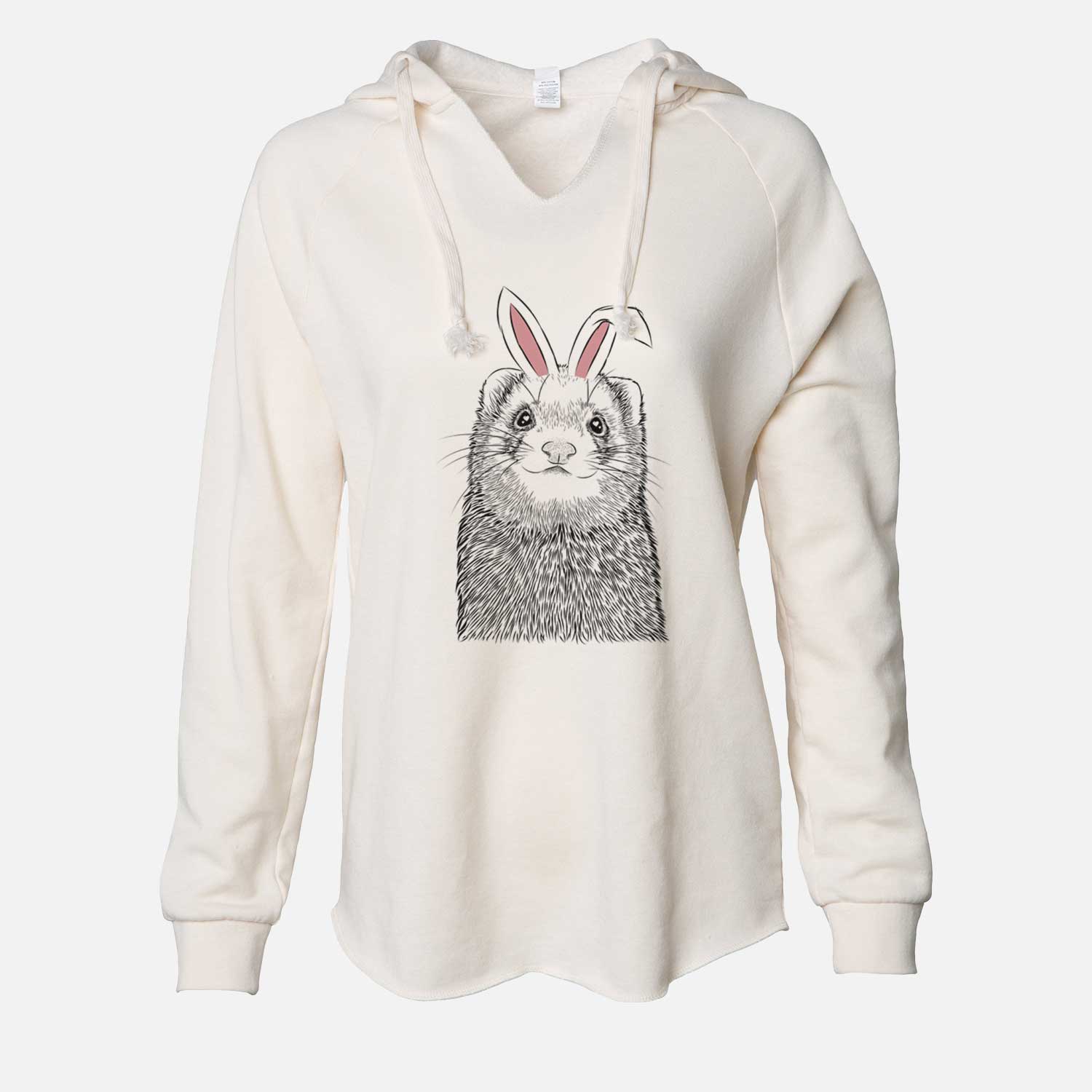 Easter Fig the Ferret - Cali Wave Hooded Sweatshirt