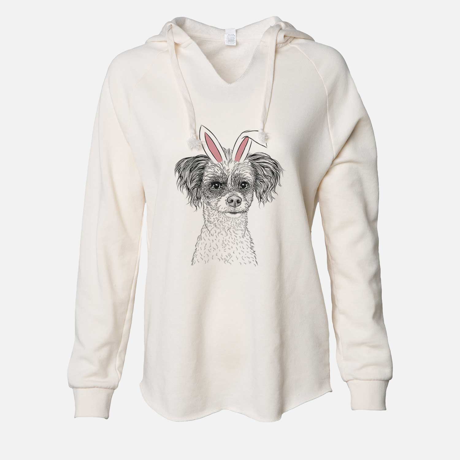 Easter Finley Beth the Papillon Mix - Cali Wave Hooded Sweatshirt