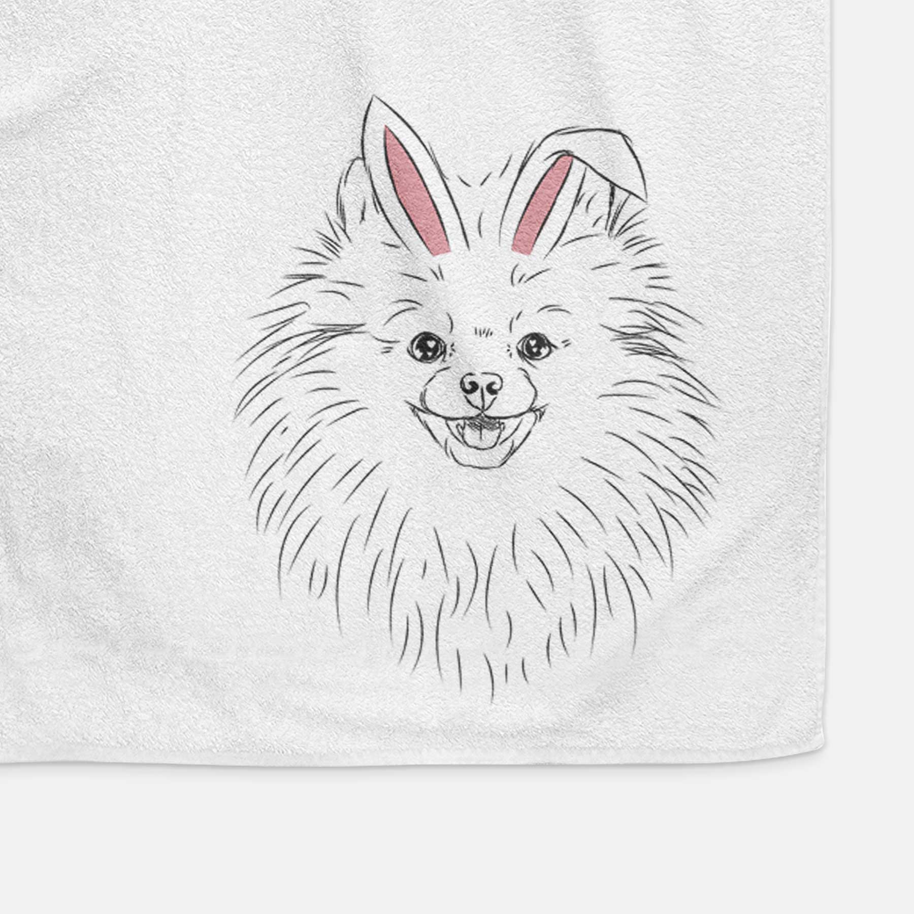 Finn the Pomeranian Decorative Hand Towel