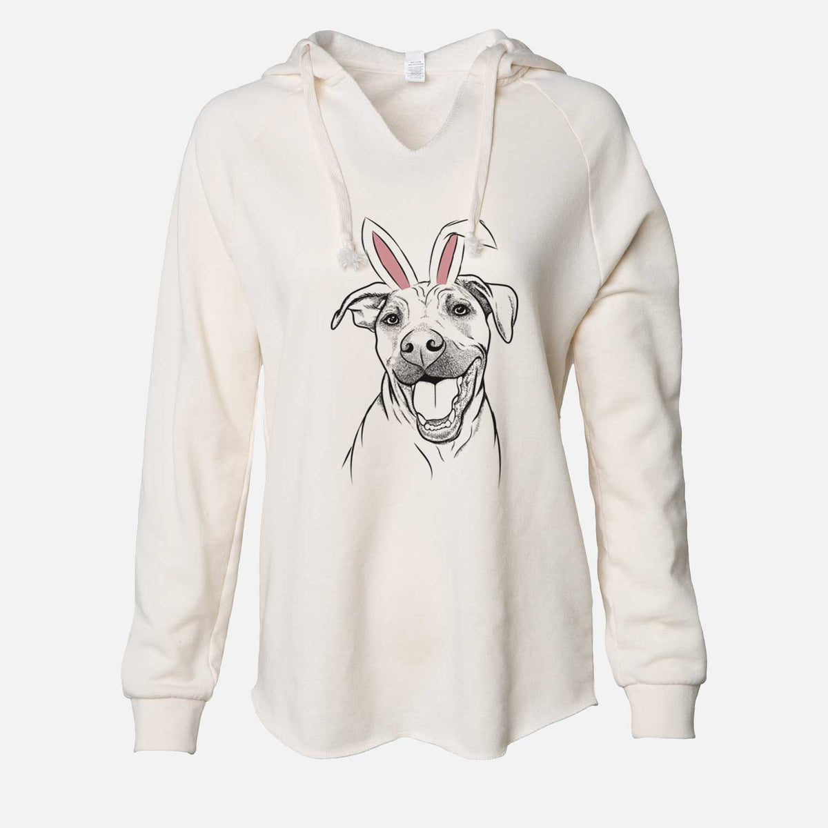 Easter Finn the Hound Mix - Cali Wave Hooded Sweatshirt
