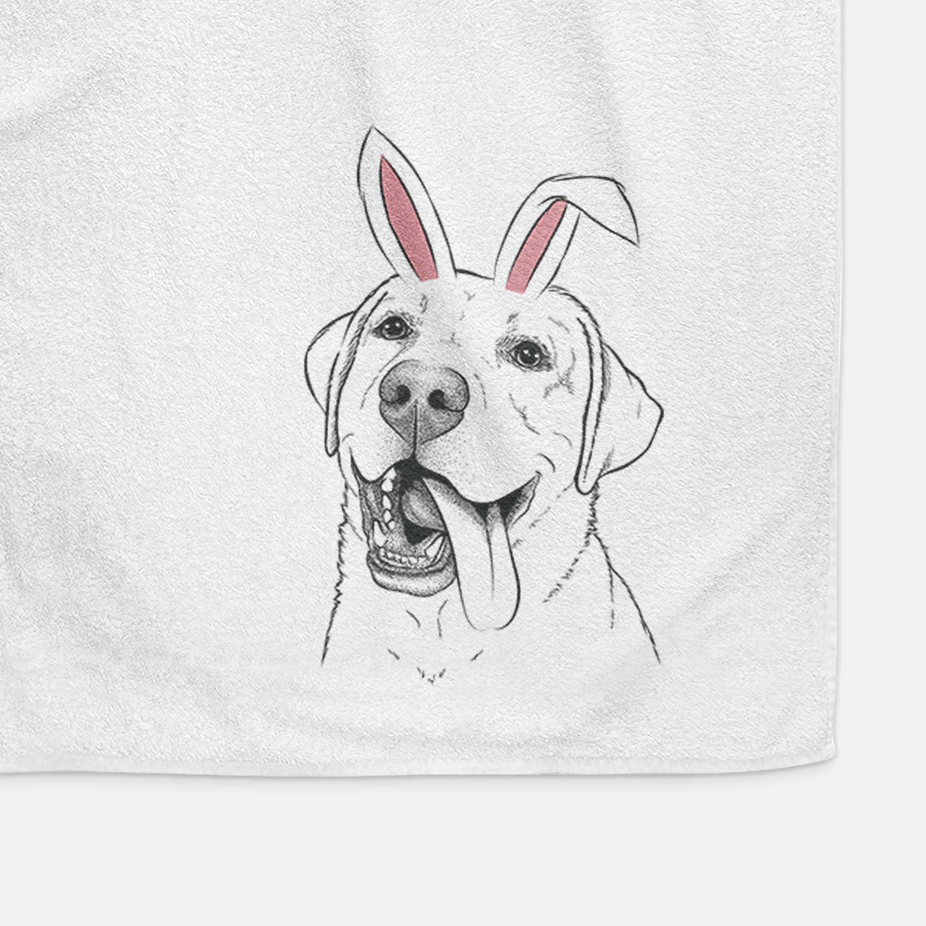 Finn the Labrador Retriever Decorative Hand Towel