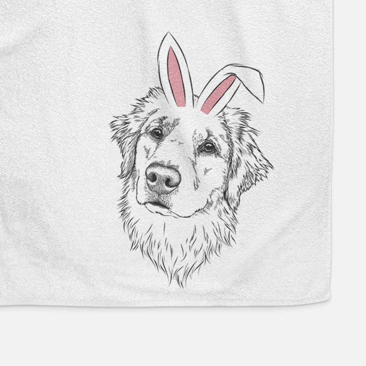 Fiona the Golden Retriever Decorative Hand Towel