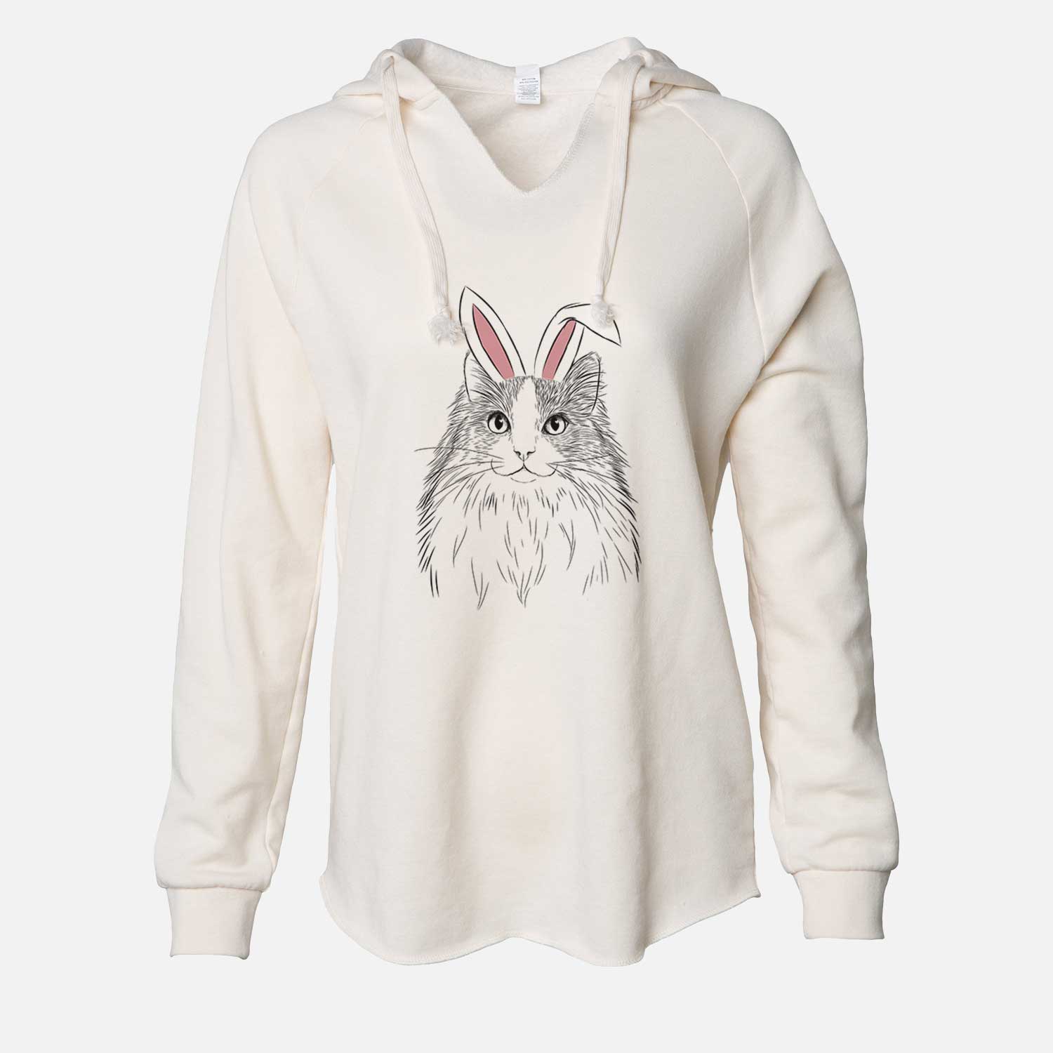 Easter Fiona the Ragdoll Cat - Cali Wave Hooded Sweatshirt