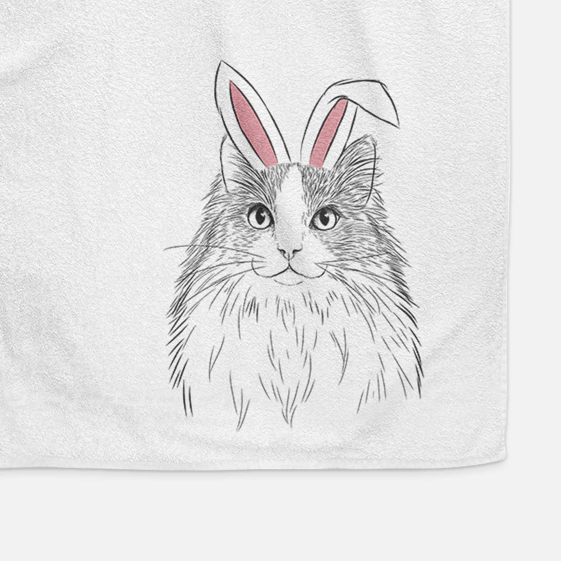 Fiona the Ragdoll Cat Decorative Hand Towel