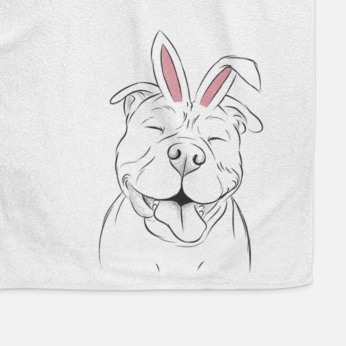 Floki the American Bully Decorative Hand Towel
