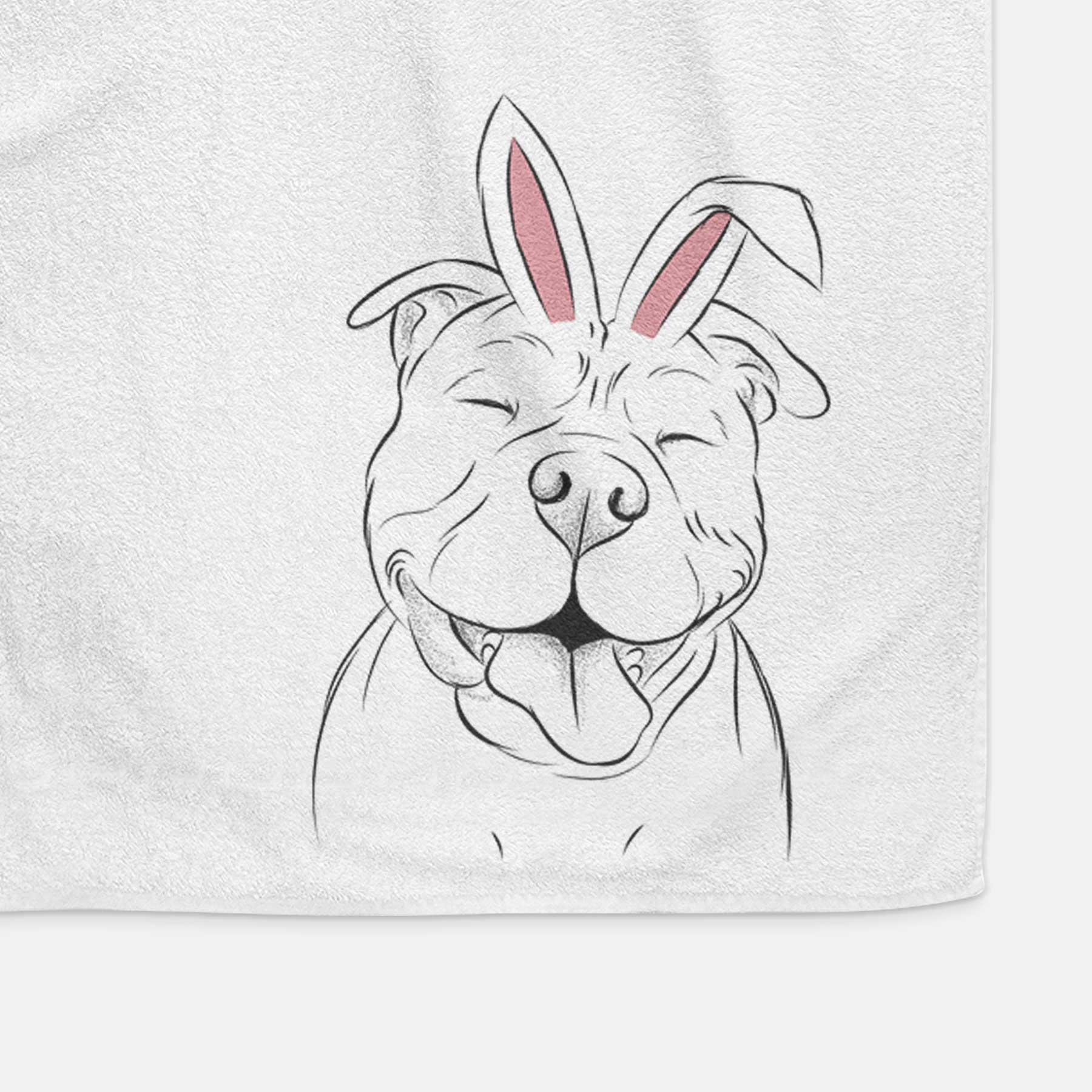 Floki the American Bully Decorative Hand Towel