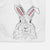 Flower the Rex Rabbit Decorative Hand Towel