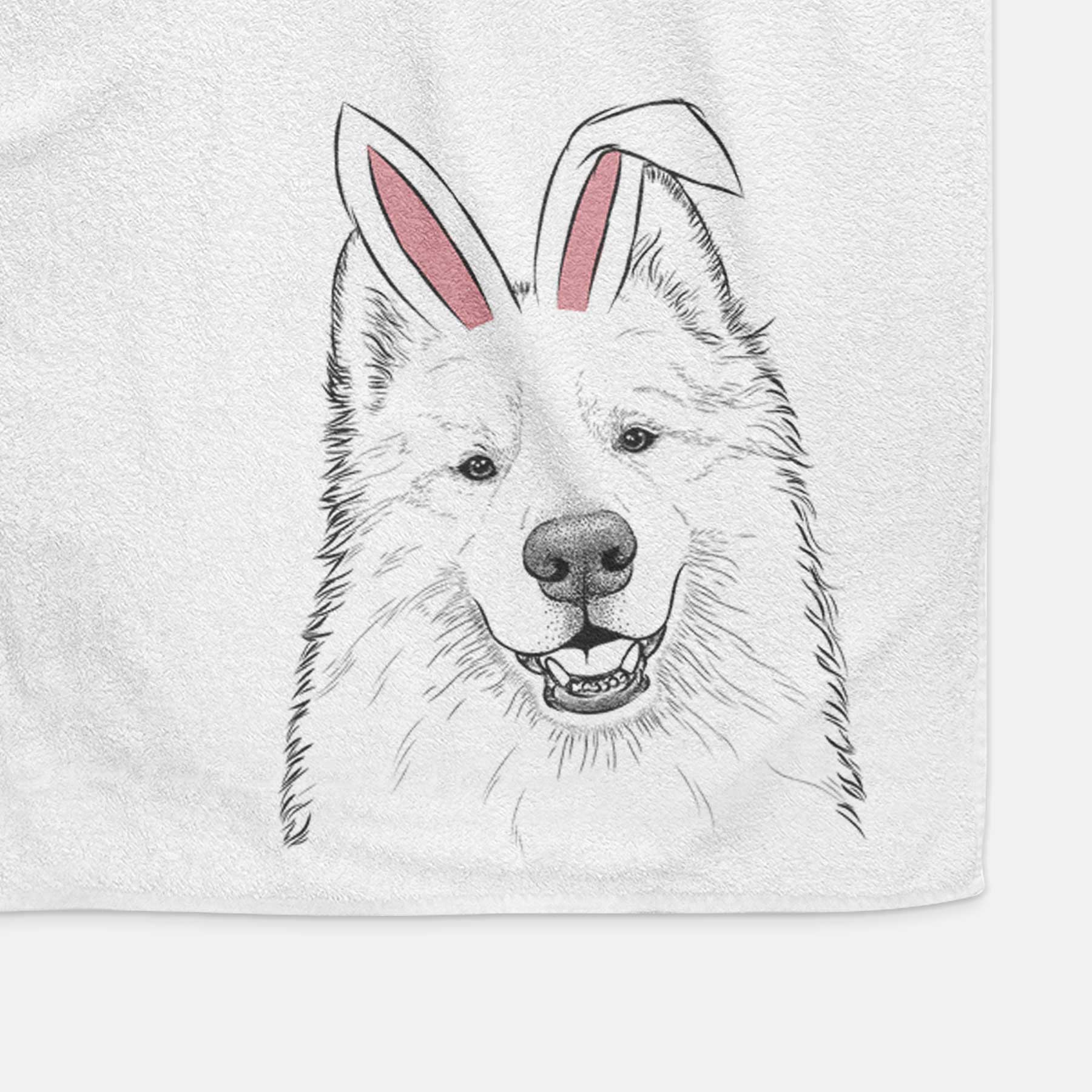 Foster the Samoyed Decorative Hand Towel