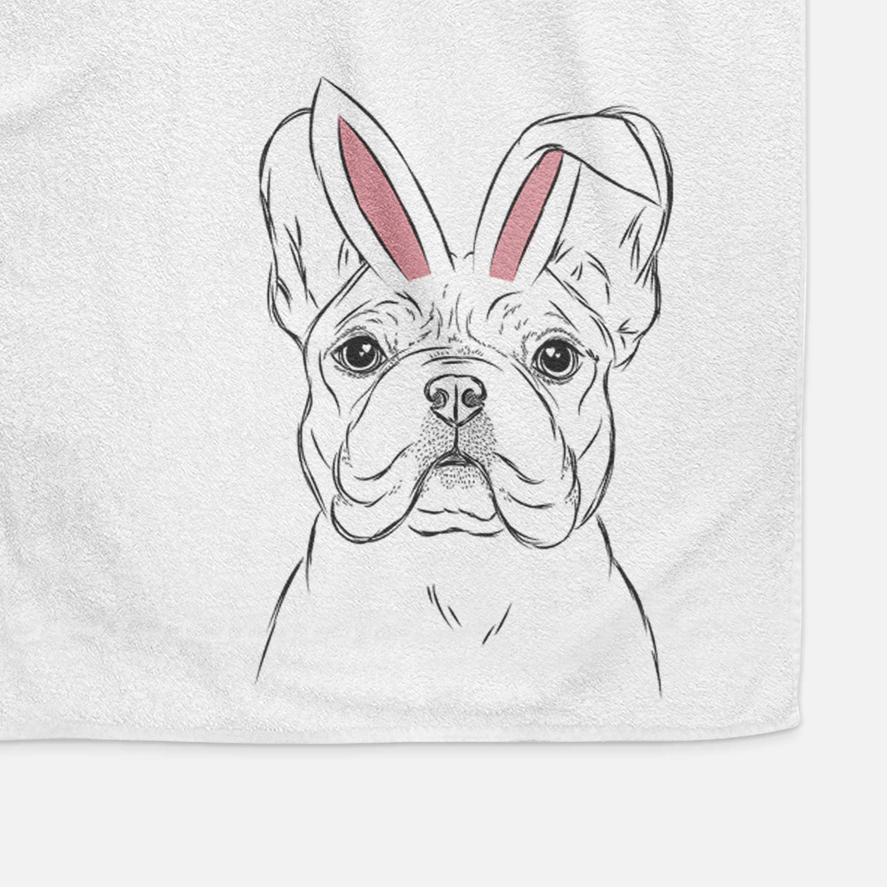 Franco the French Bulldog Decorative Hand Towel