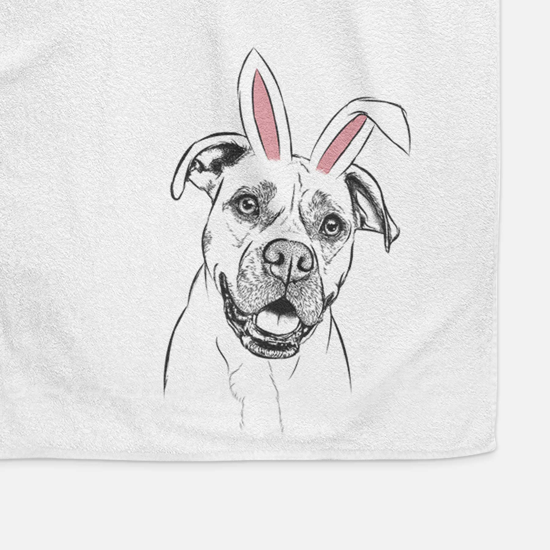 Frankie Tankie the Boxer Mix Decorative Hand Towel