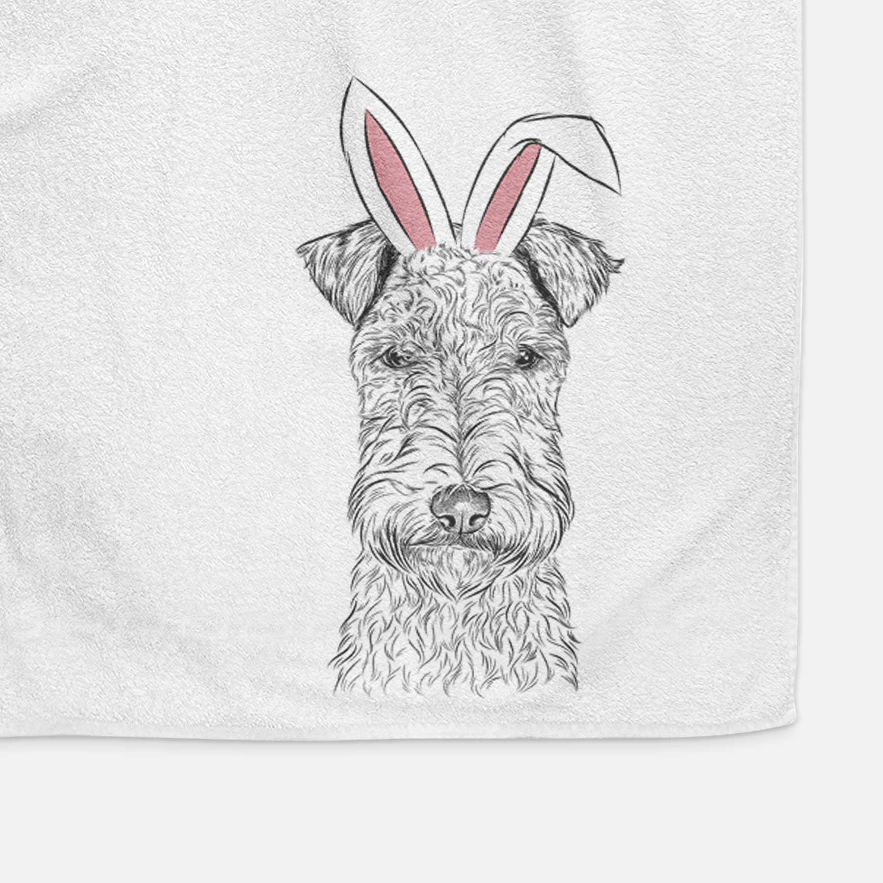 Frida the Lakeland Terrier Decorative Hand Towel