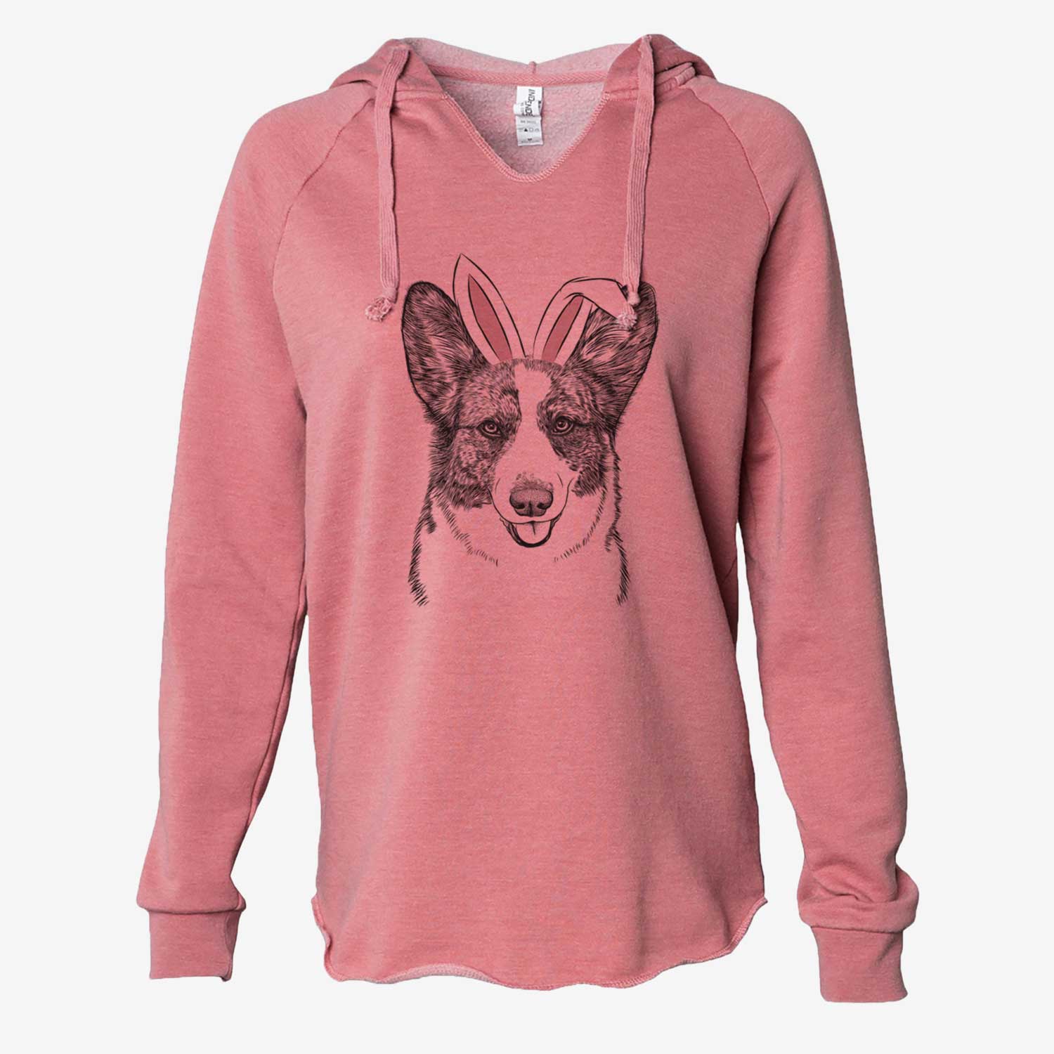 Easter Gabby the Cardigan Welsh Corgi - Cali Wave Hooded Sweatshirt