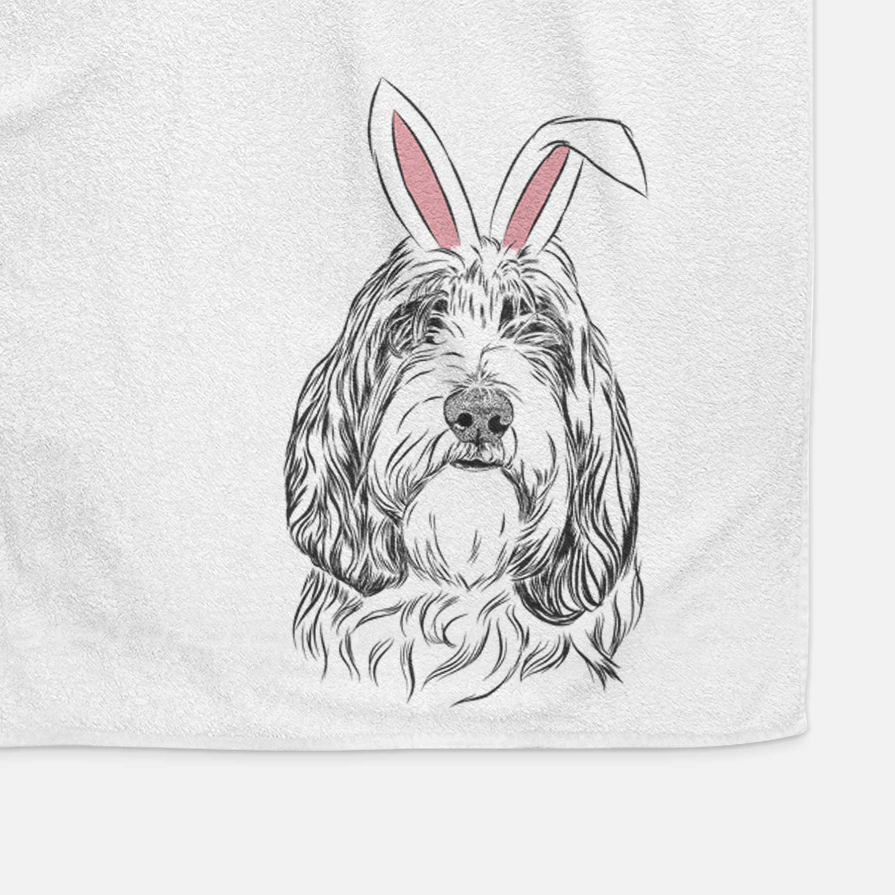 Gerard the Petit Basset Griffon Vendeen Decorative Hand Towel