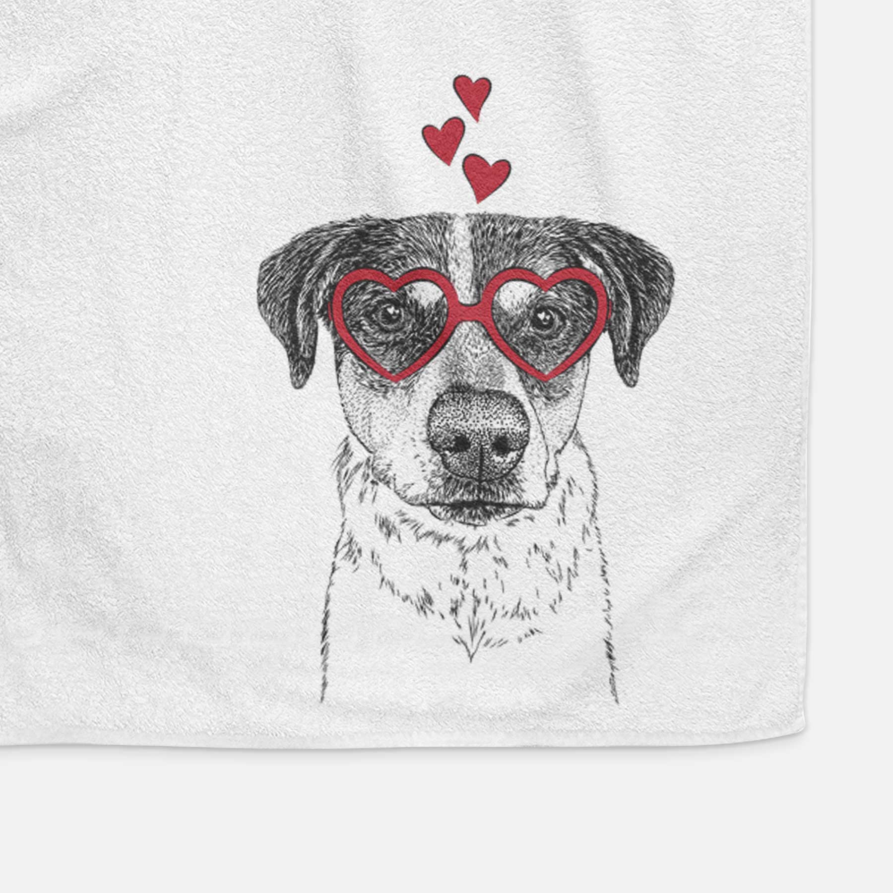 Gertrude the Mixed Breed Decorative Hand Towel