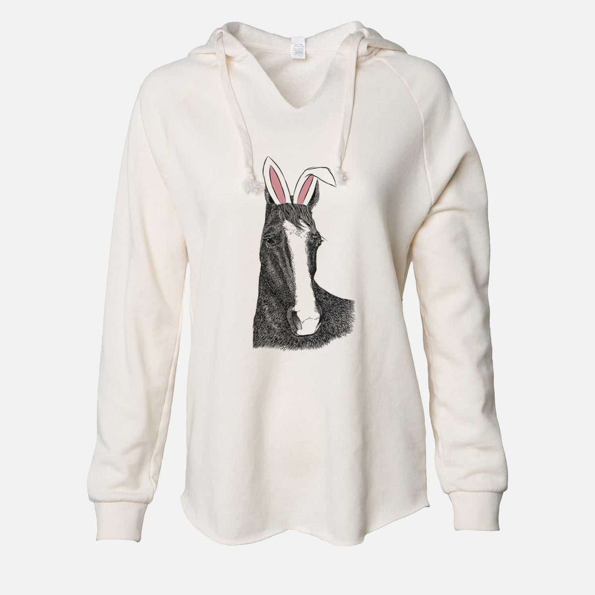 Easter Gibson the Tennessee Walking Horse - Cali Wave Hooded Sweatshirt