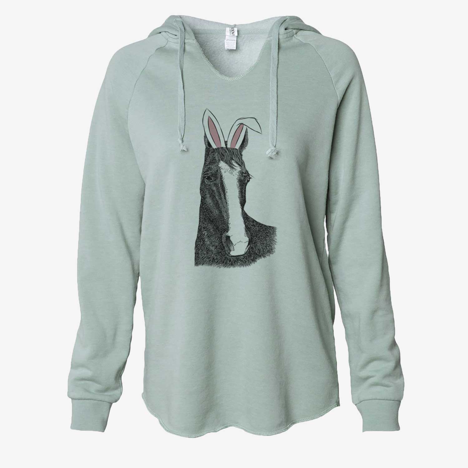 Easter Gibson the Tennessee Walking Horse - Cali Wave Hooded Sweatshirt