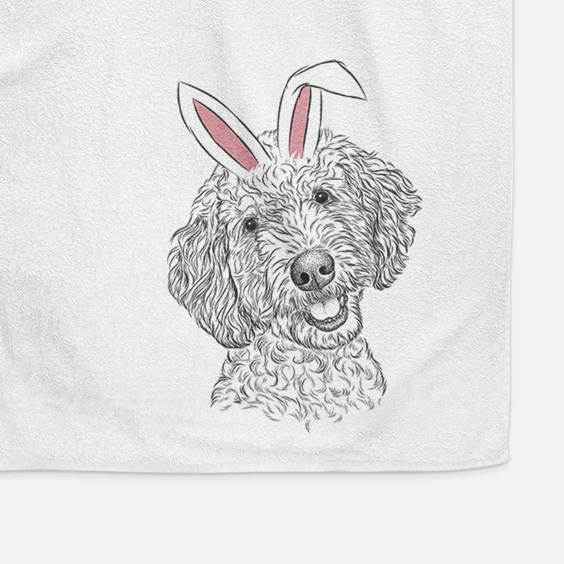 Gizmo the Goldendoodle Decorative Hand Towel