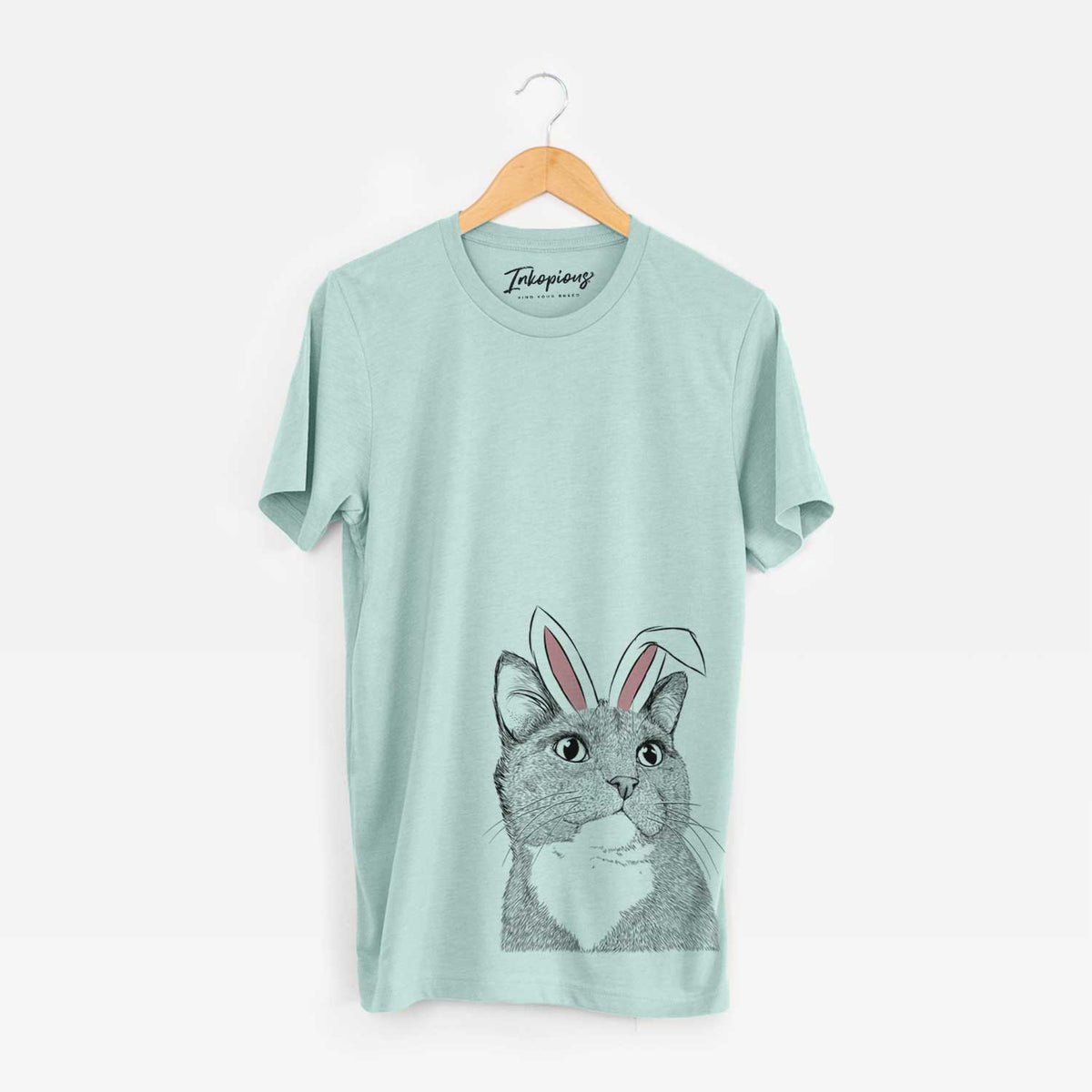 Easter Gizmo the Grey Cat - Unisex Crewneck