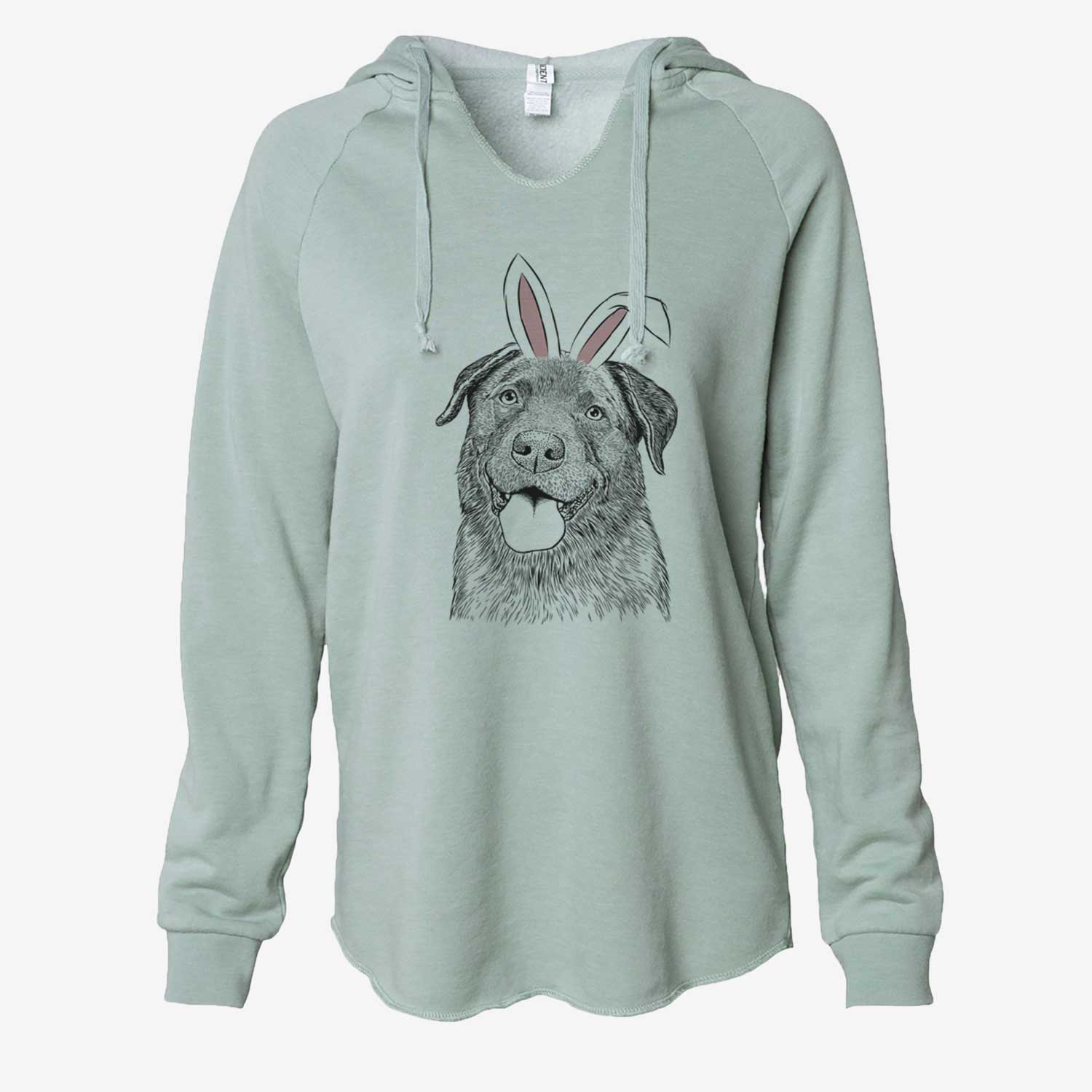 Easter Gonzo the Chocolate Lab - Cali Wave Hooded Sweatshirt