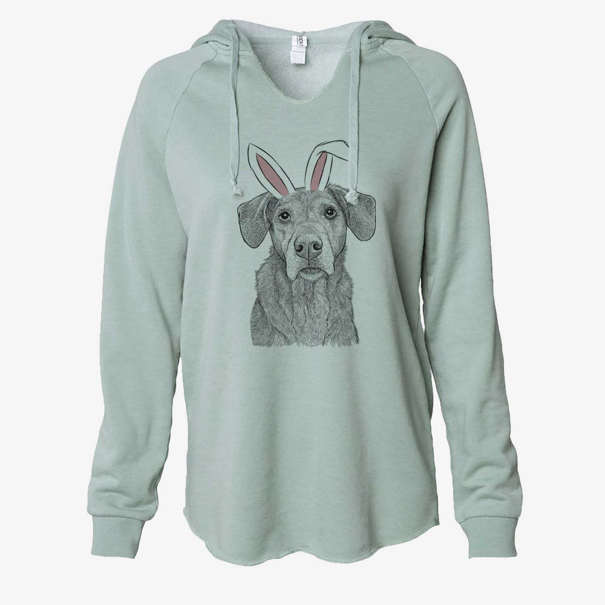 Easter Gravy the Plott Hound Beagle Mix - Cali Wave Hooded Sweatshirt