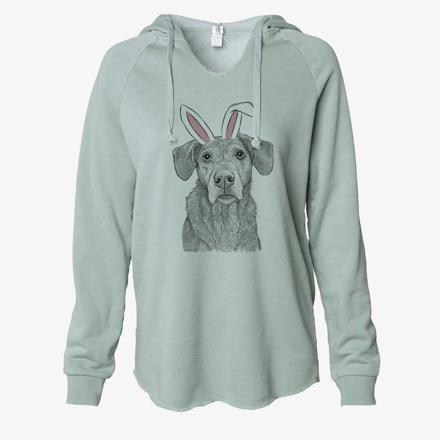 Easter Gravy the Plott Hound Beagle Mix - Cali Wave Hooded Sweatshirt