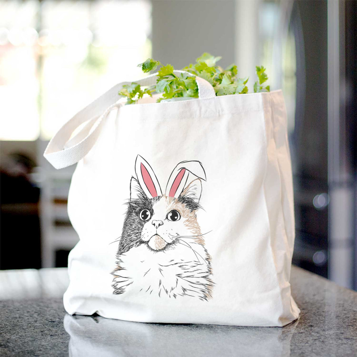 Greta the Calico Cat - Tote Bag