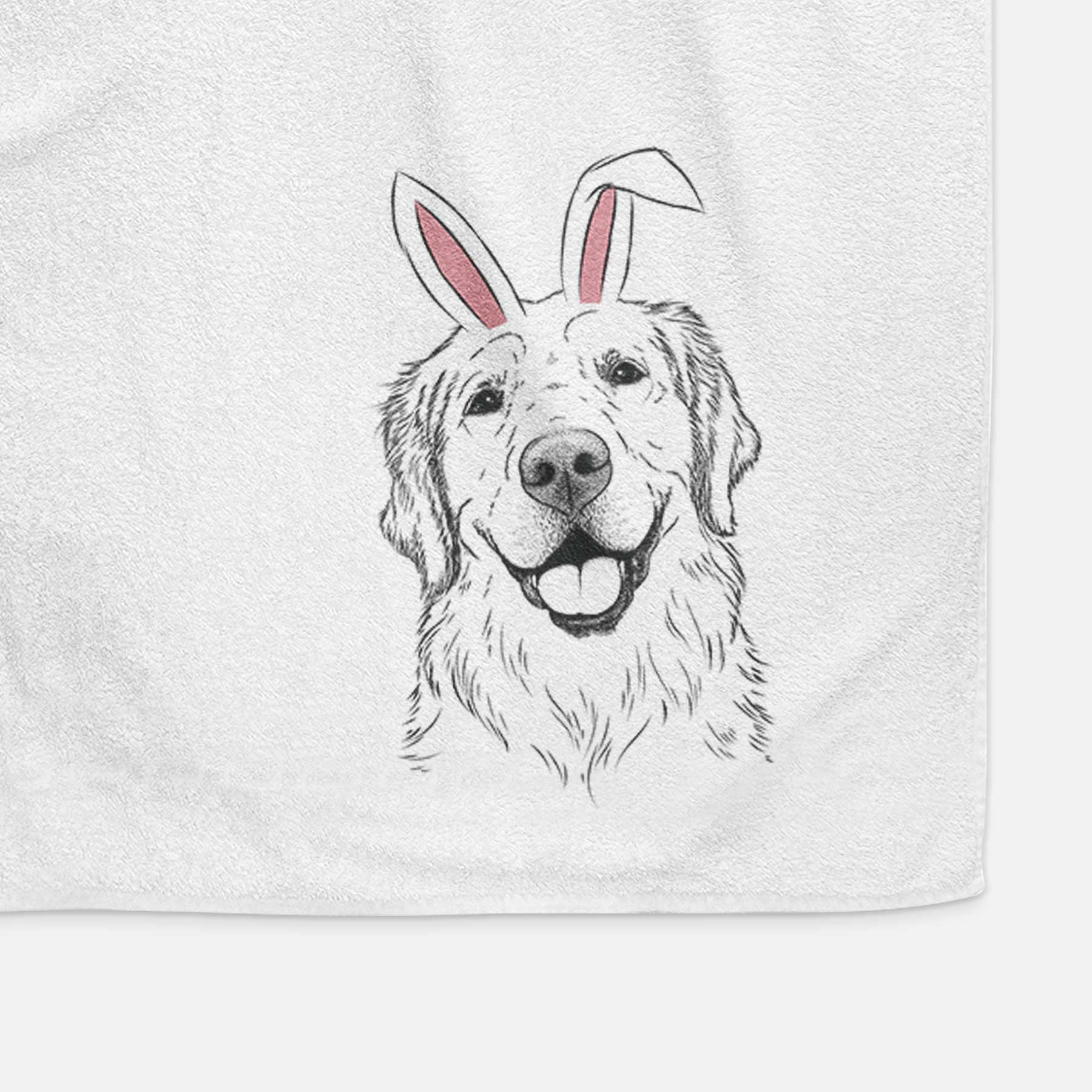 Griffin the Golden Retriever Decorative Hand Towel