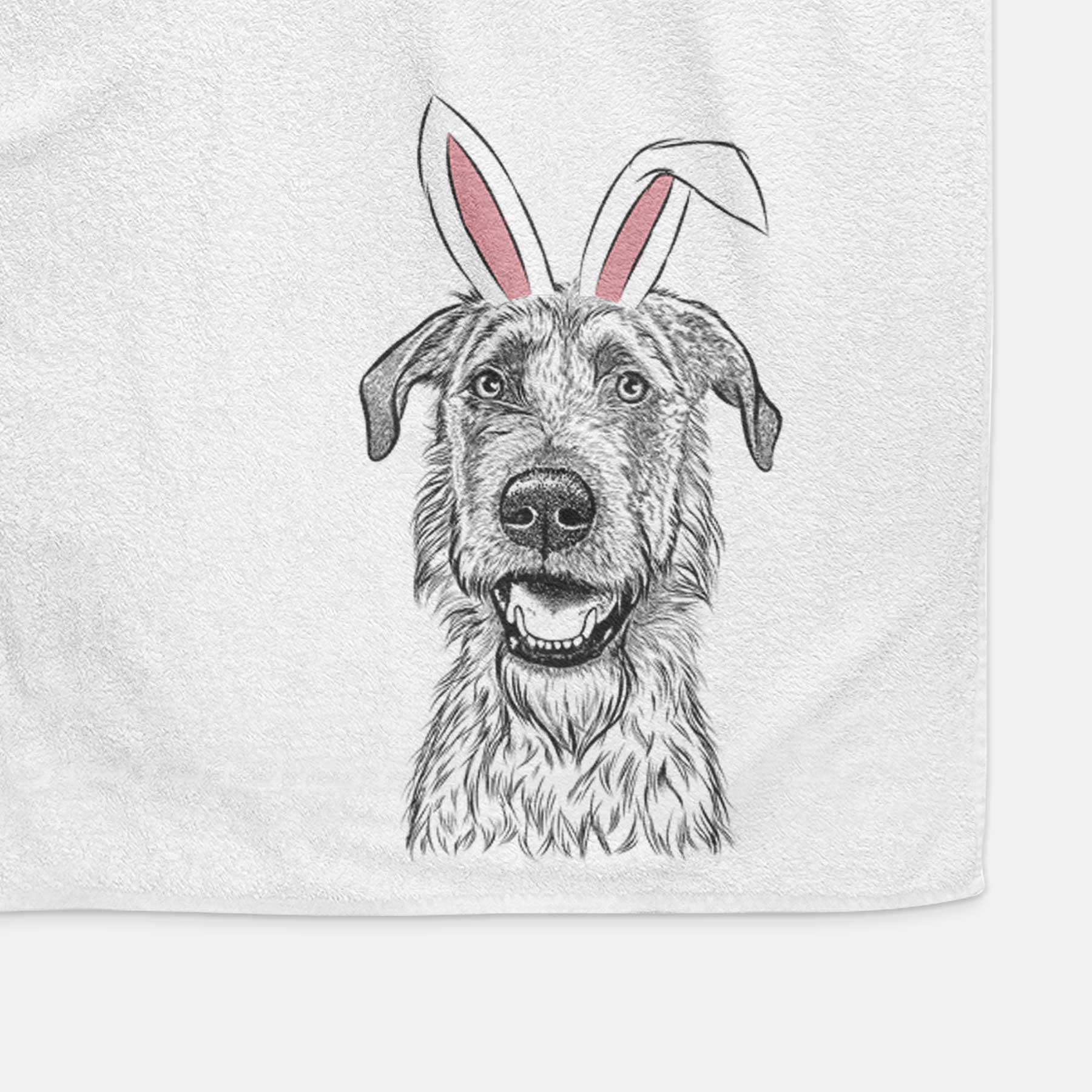 Griffin the Irish Wolfhound Decorative Hand Towel