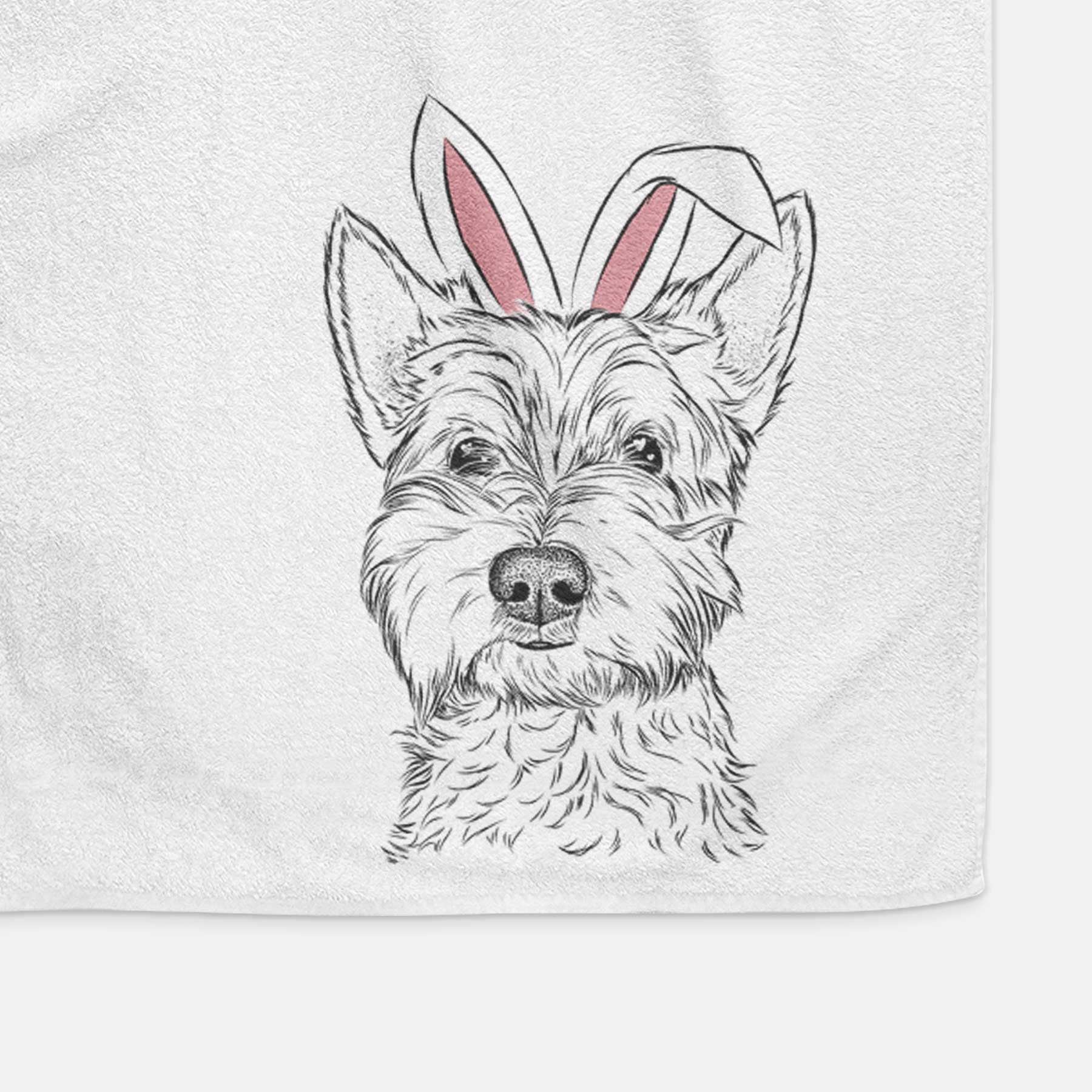 Grizel the West Highland Terrier Decorative Hand Towel