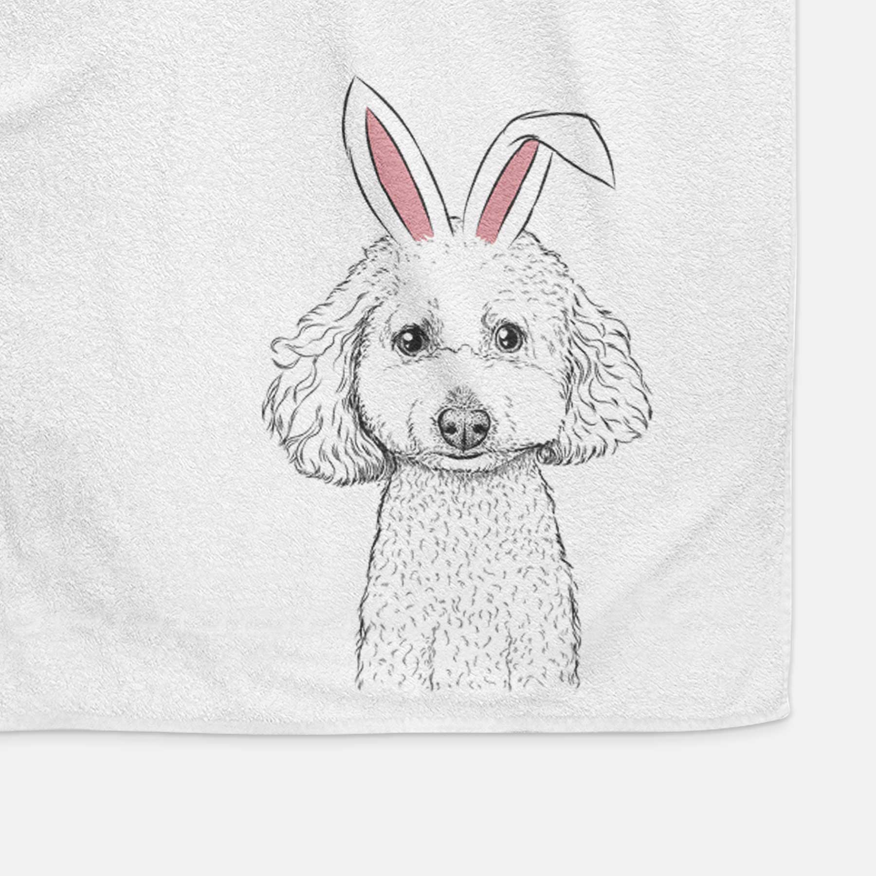 Guinness the Toy Poodle Mix Decorative Hand Towel