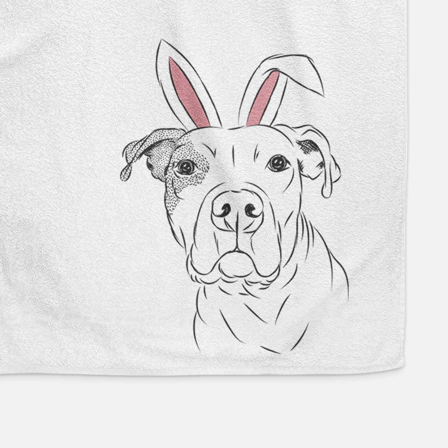 Gummy the Pitbull Decorative Hand Towel