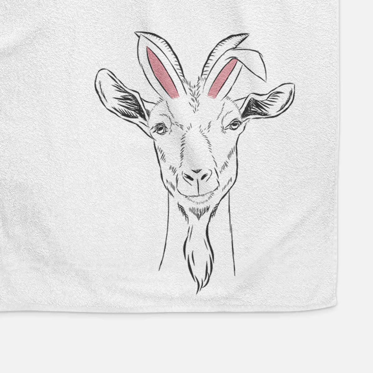 Gunnar the Goat Decorative Hand Towel
