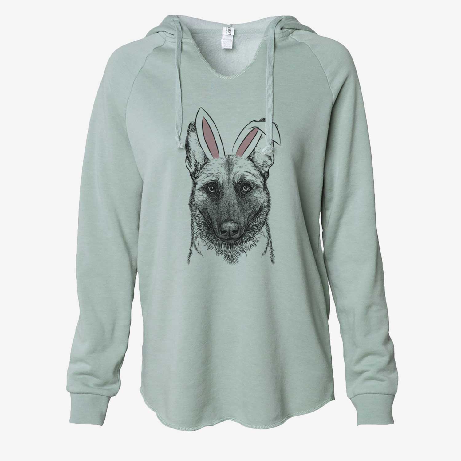 Easter Gunther the Belgian Malinois - Cali Wave Hooded Sweatshirt
