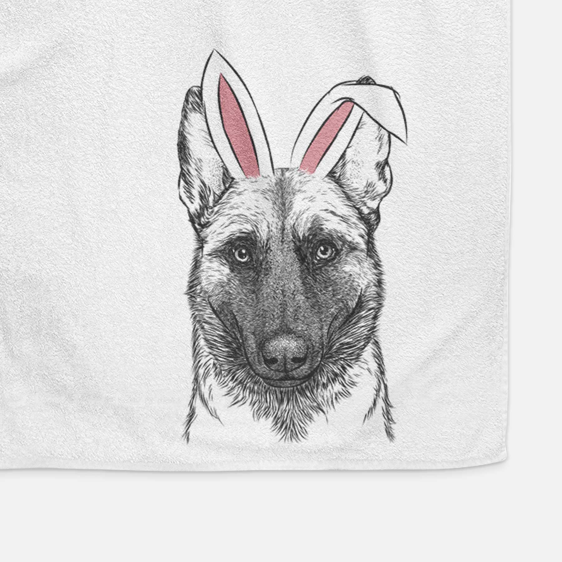 Gunther the Belgian Malinois Decorative Hand Towel