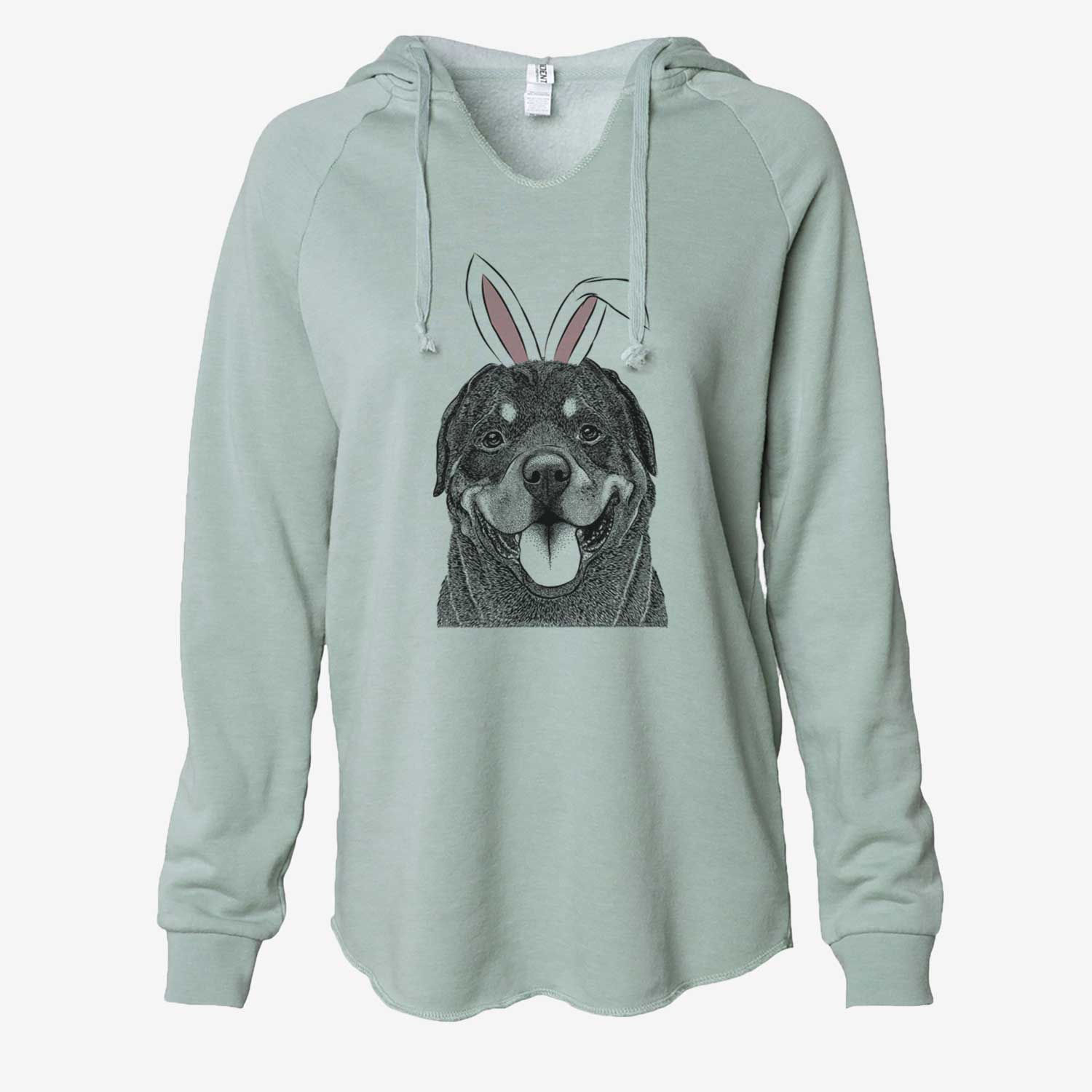 Easter Hagan the Rottweiler - Cali Wave Hooded Sweatshirt