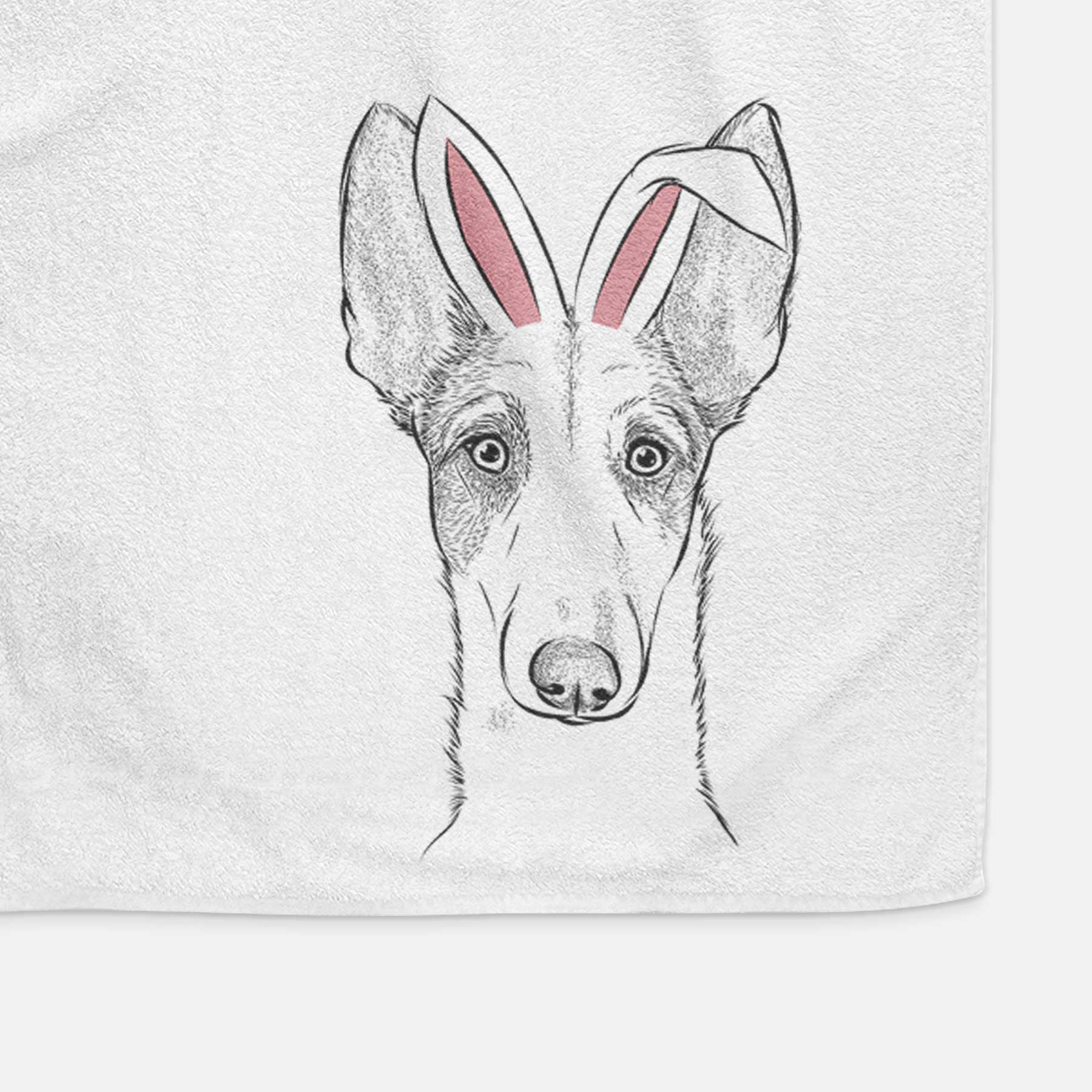 Halo the Ibizan Sight Hound Decorative Hand Towel