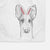 Halo the Ibizan Sight Hound Decorative Hand Towel