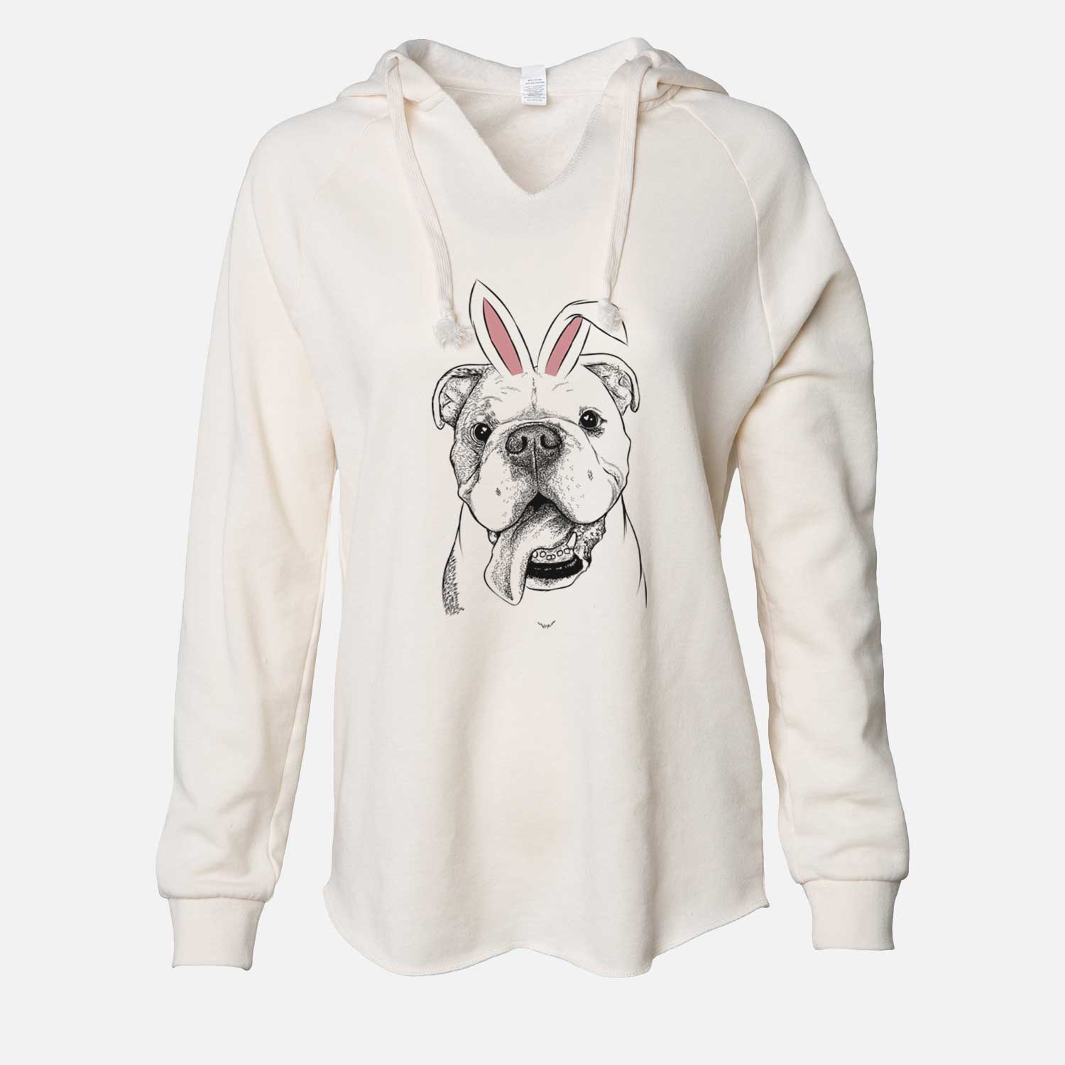 Easter Hank the English Bulldog - Cali Wave Hooded Sweatshirt
